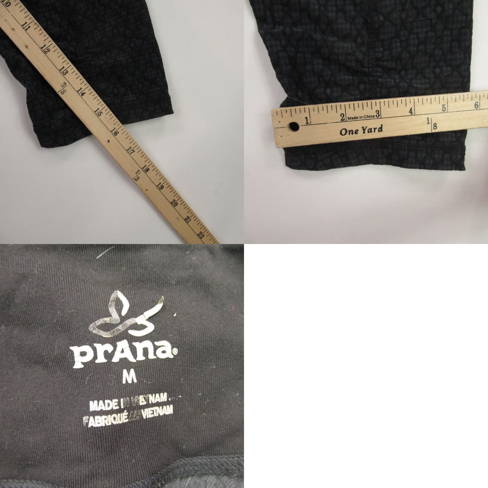Prana Prana Pants Womens Medium Straight Leg Short Stretch Yoga Lightweight Size 32" / US 10 / IT 46 - 8 Thumbnail