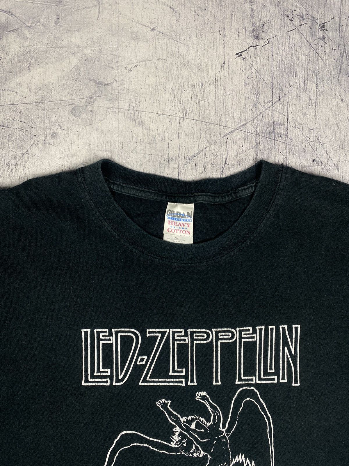 Vintage 2000 Vintage Led Zeppelin USA Tour 1977 Promo Tee 90s Size US XL / EU 56 / 4 - 5 Thumbnail