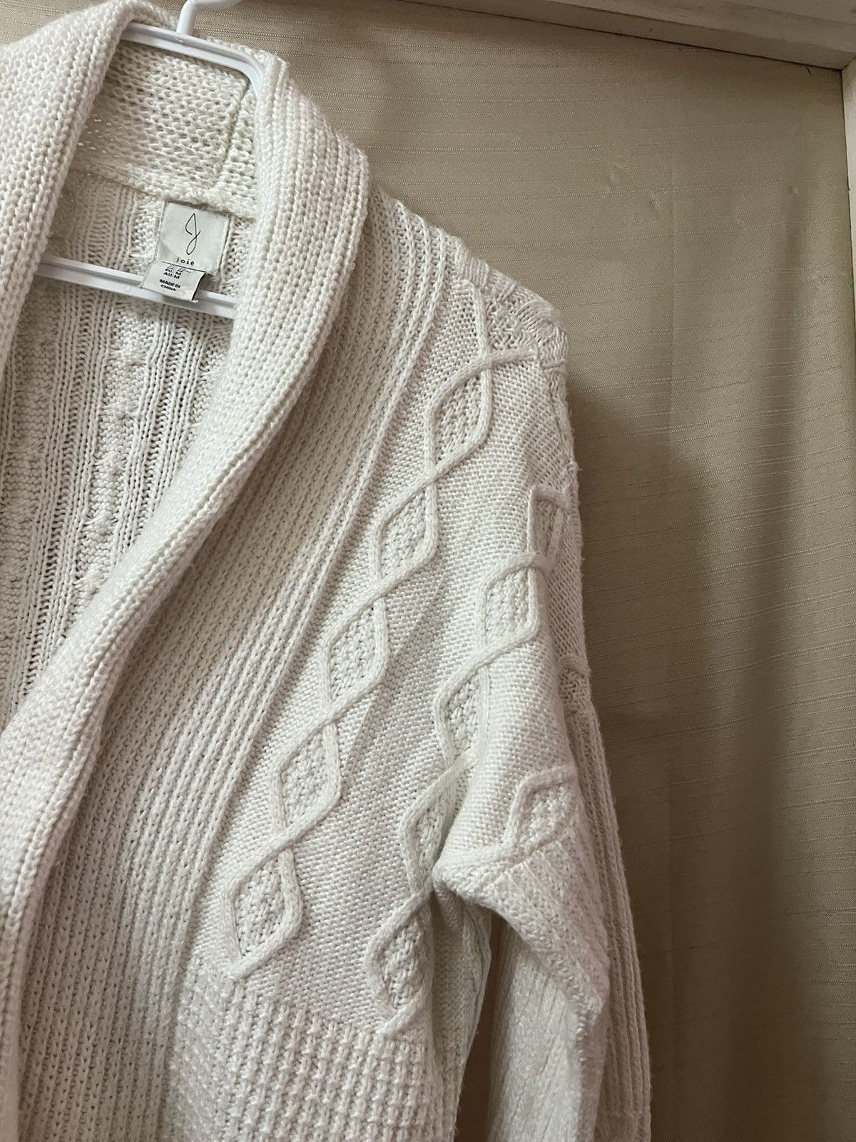Joie Joie cream knitted open front cardigan size medium Size M / US 6-8 / IT 42-44 - 9 Thumbnail
