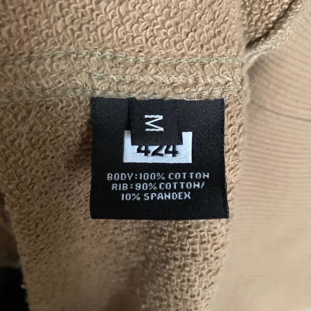 424 424 Four Two Four Brown Hoodie Size M Size US M / EU 48-50 / 2 - 4 Thumbnail