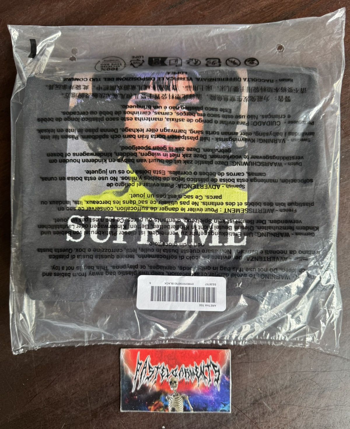 Supreme Supreme Aretha Franklin Tee Black Size US M / EU 48-50 / 2 - 1 Thumbnail