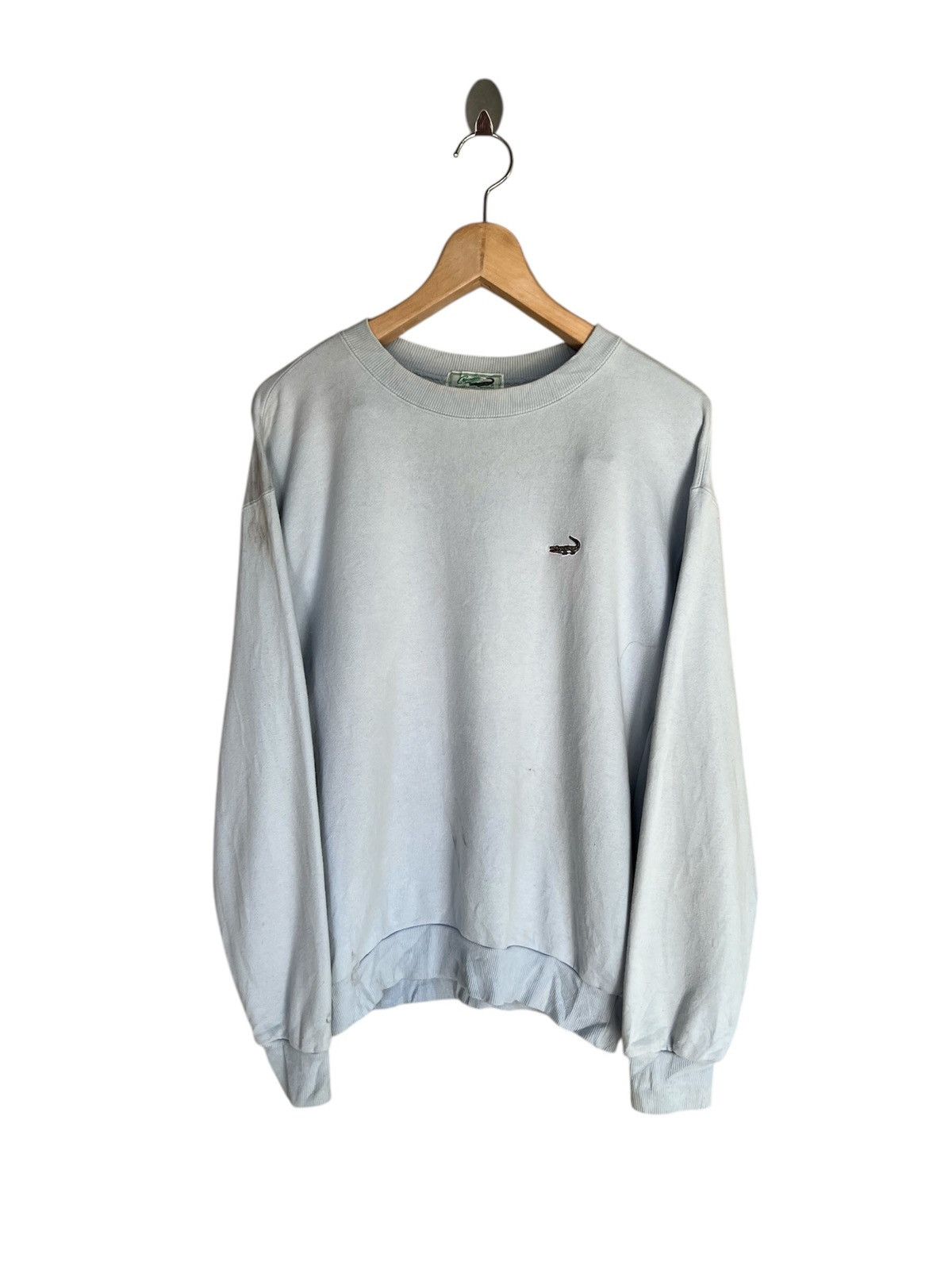 Vintage Crocodile Small Logo Sweatshirt
