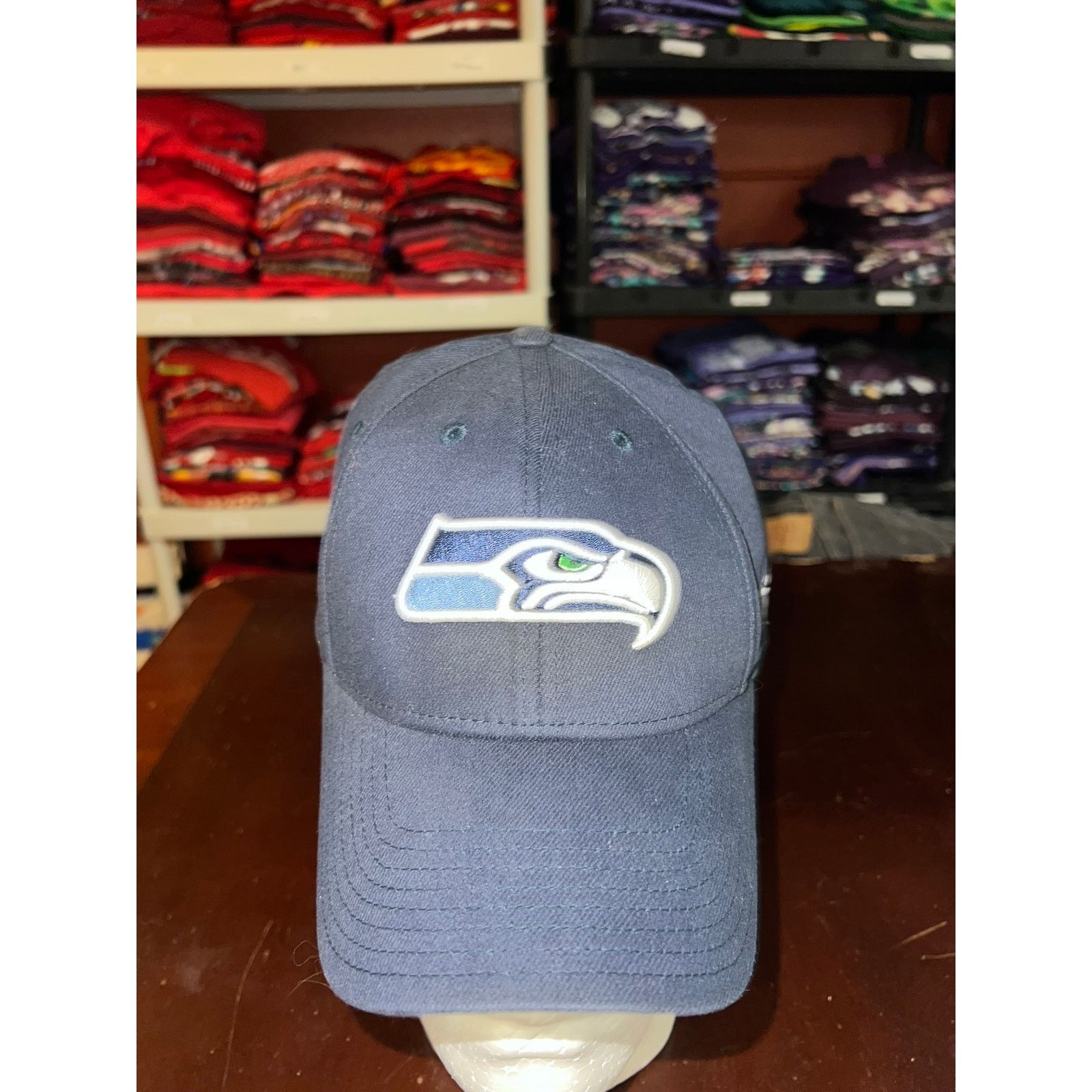 Reebok Reebok Seattle Seahawks Hat NFL Football Cap Headwear OS Size ONE SIZE - 2 Thumbnail