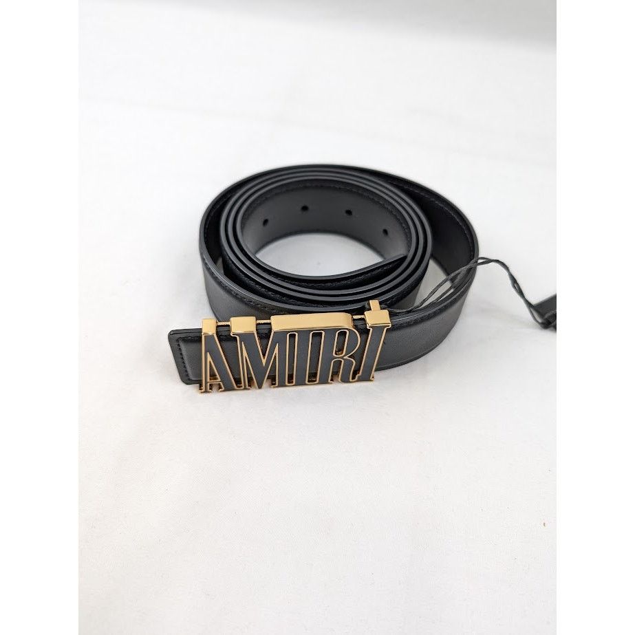 Amiri o1rshd1 Size: 105 CM / Nappa Amiri 4cm Belt in Black Size 42 - 2 Thumbnail