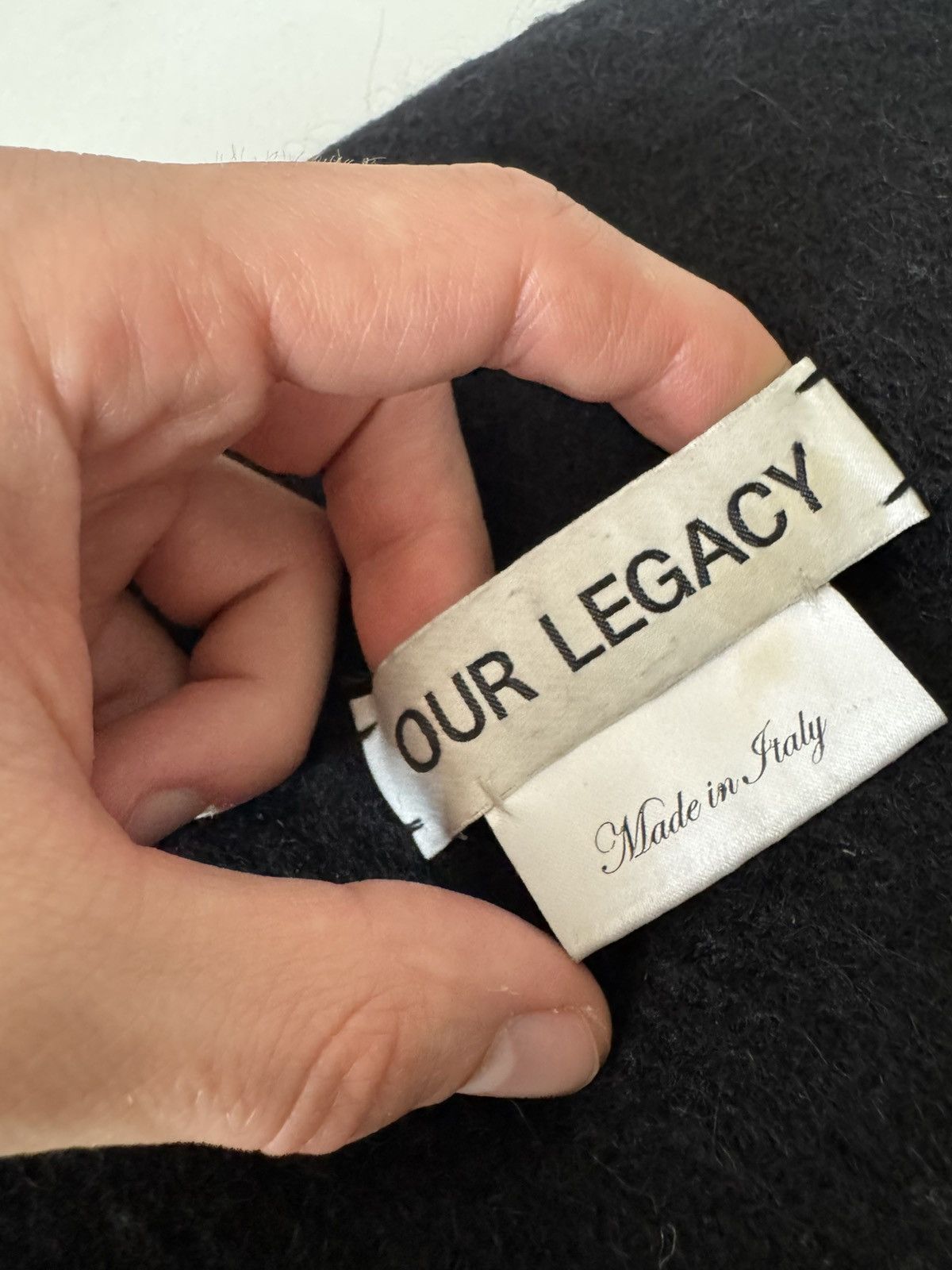 Our Legacy Our Legacy Big Size Scarf Wool Mohair Alpaca Polyamide Rare Size ONE SIZE - 3 Thumbnail