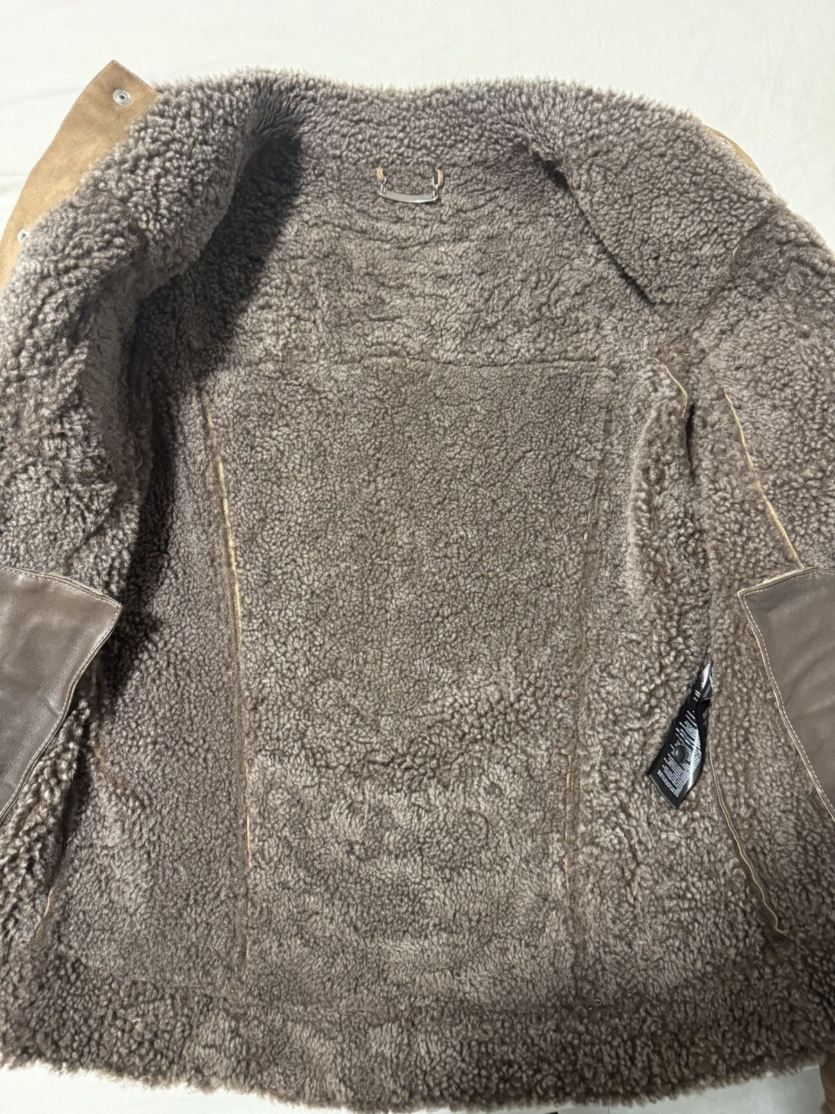 Philipp Plein Philipp Plein camel suede shearling jacket Size US XL / EU 56 / 4 - 4 Thumbnail