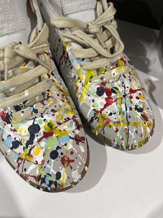 Margiela paint best sale splatter boots