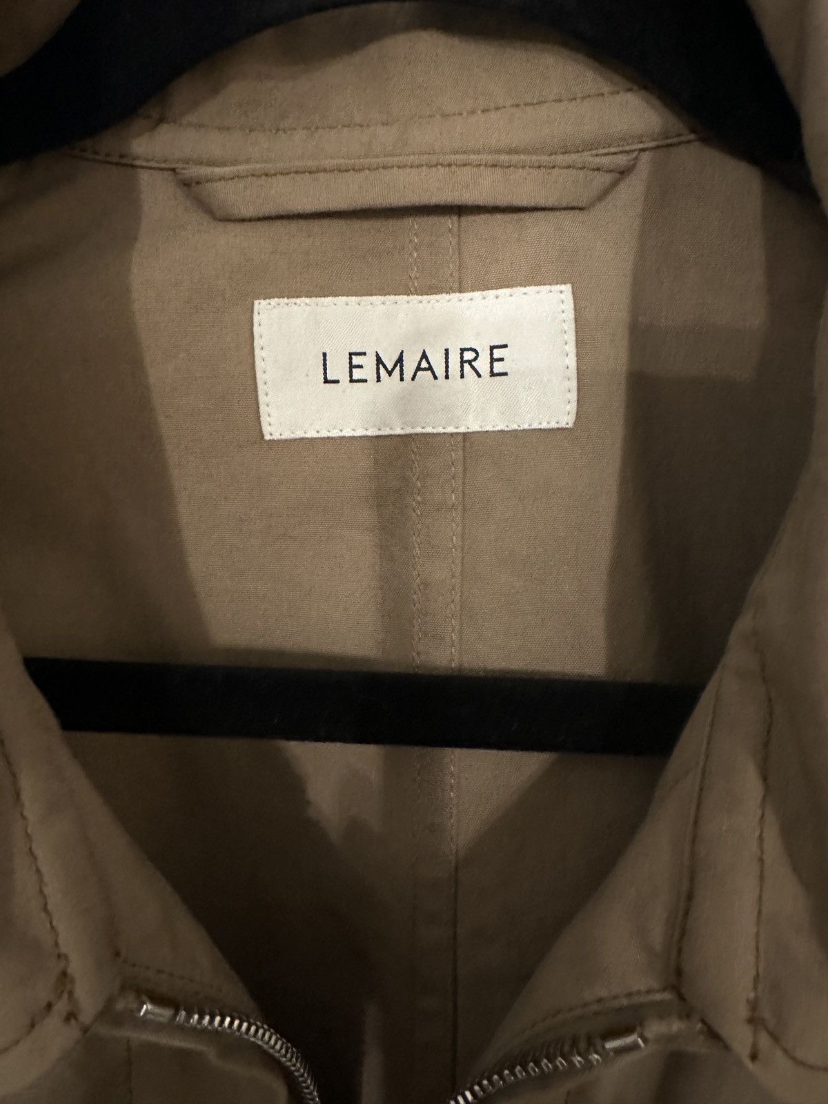 Lemaire Brown beige cropped military jacket Size US XL / EU 56 / 4 - 2 Thumbnail
