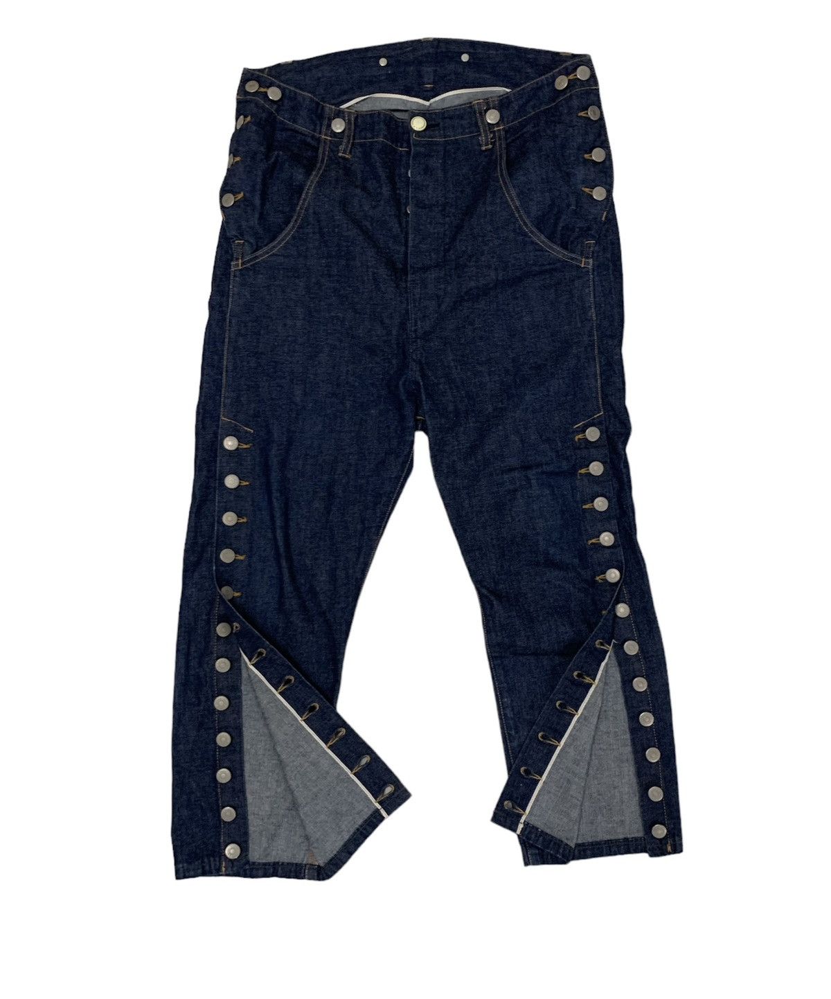 CABANE de ZUCCa Issey miyake zucca side button selvedge denim Size US 34 / EU 50 - 1 Thumbnail