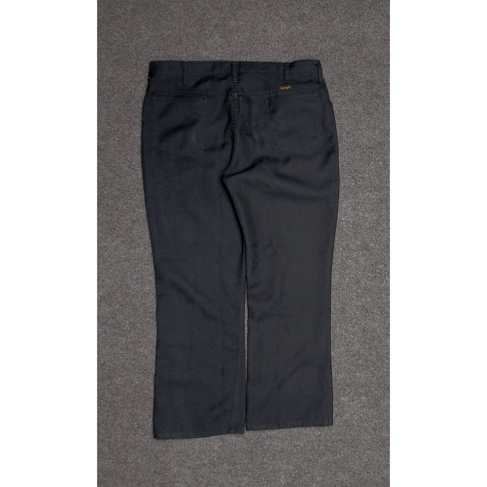 Wrangler 70s USA Wrangler 82682NV Navy Poly Pants 37x28 Size US 37 - 4 Thumbnail