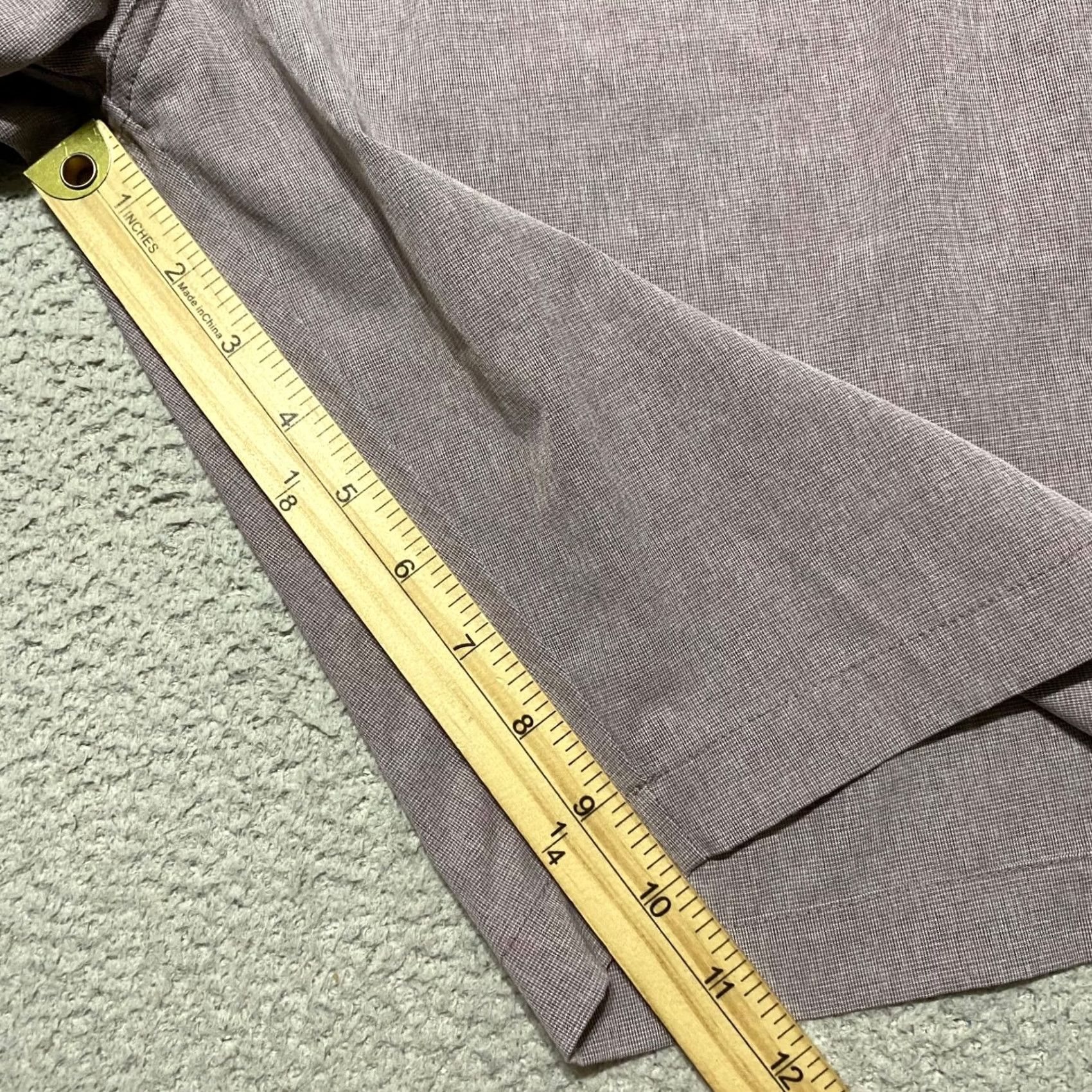 TravisMathew Travis Mathew Mens Shorts Gray Chino Inseam 10" Pockets Outdoor Casual Button Front Flat Front 38 Inseam 10 38 Gray Men Size US 38 / EU 54 - 4 Thumbnail