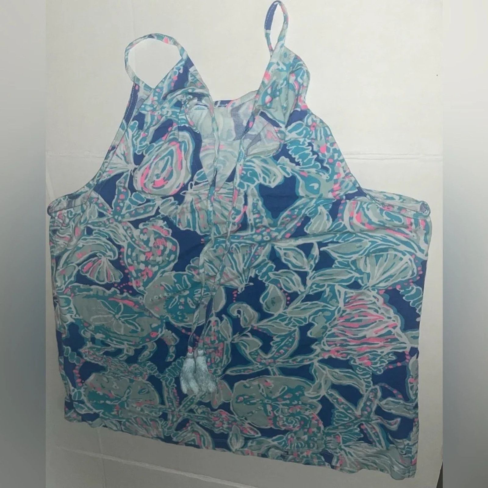 Lilly Pulitzer Lilly Pulitzer Margot Pima cotton spaghetti strap top,size M Size M / US 6-8 / IT 42-44 - 1 Thumbnail
