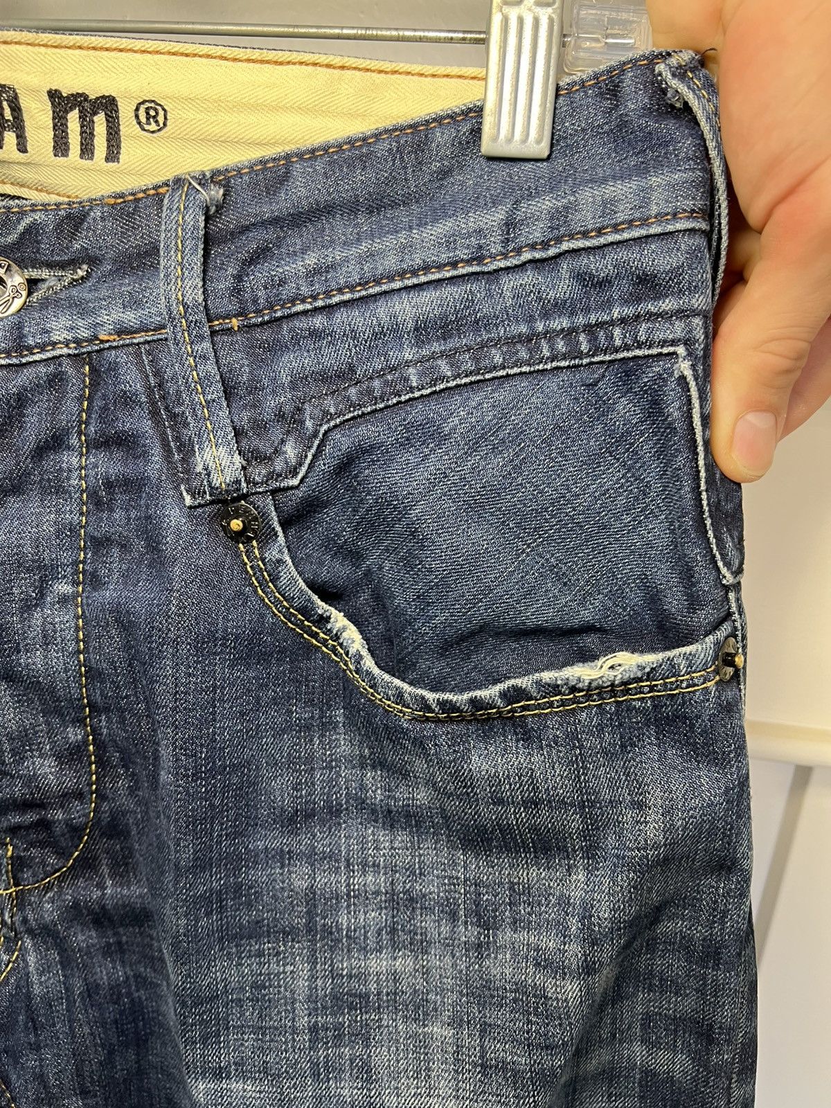 DENHAM Vintage Denham curved slim blue jeans Size US 29 - 10 Thumbnail