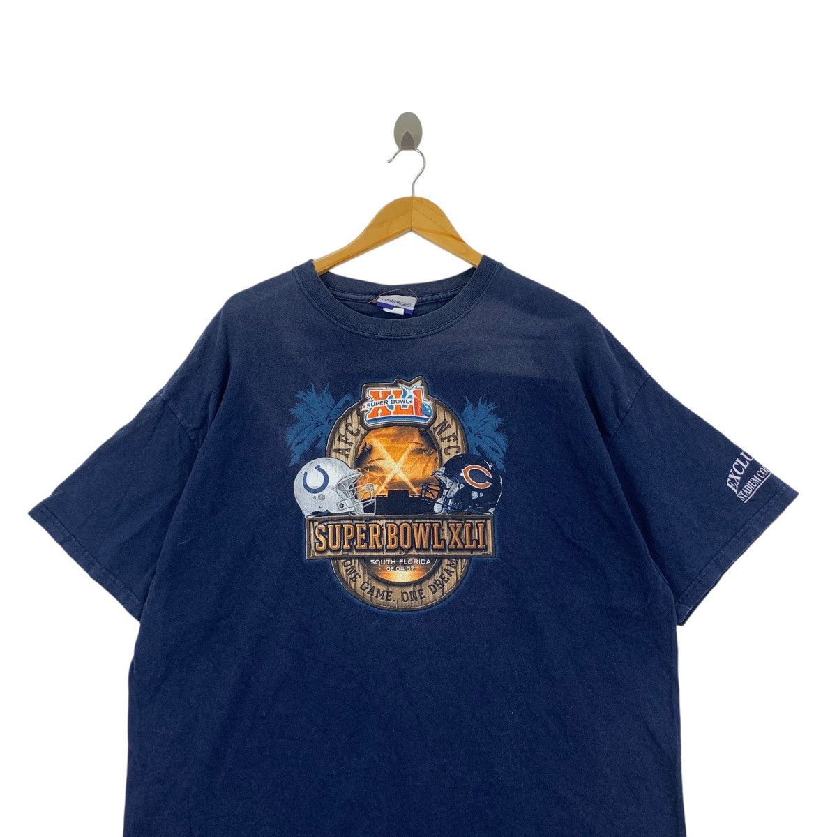 NFL NFL SUPER BOWL XLI 2007 Exclusive Stadium Collection Tee Size US XL / EU 56 / 4 - 2 Thumbnail
