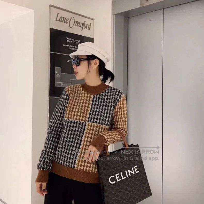 Hermes Hermes Houndstooth Knitwear Cashmere Size XS / US 0-2 / IT 36-38 - 3 Thumbnail
