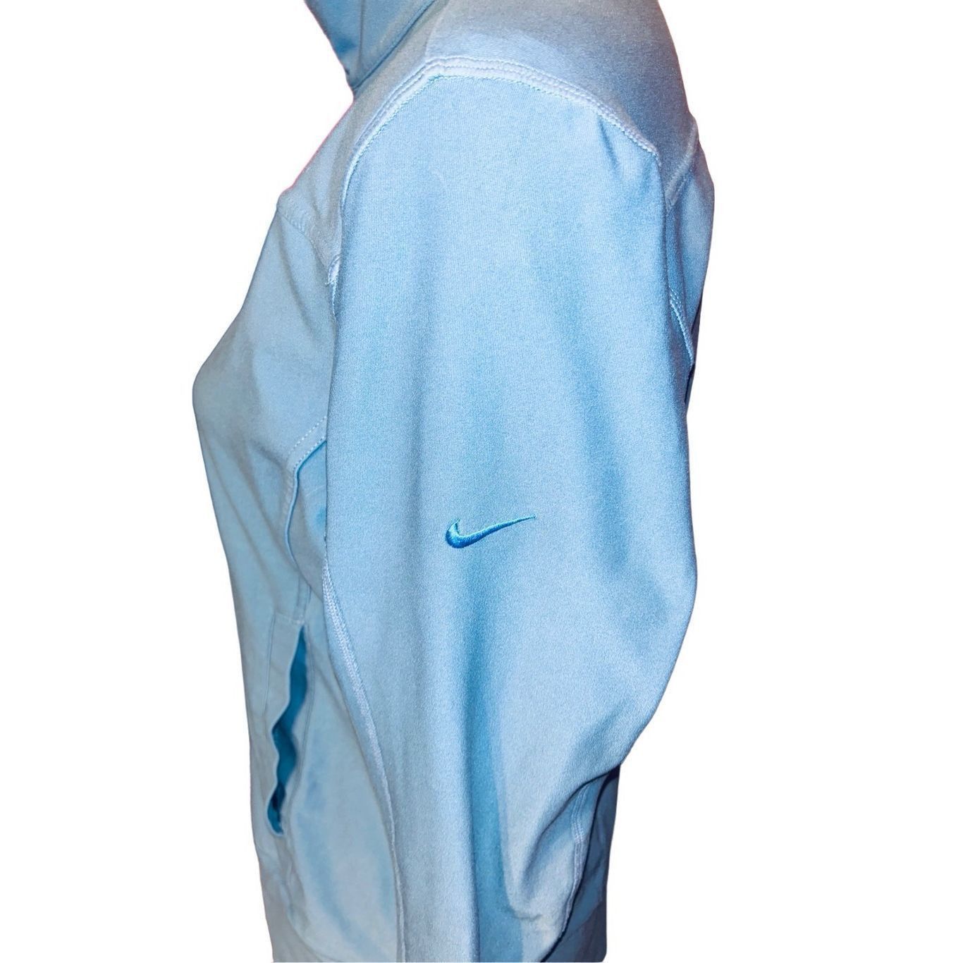 Nike Nike Fit Dry Full Zip Jacket Womens Size Medium Blue Stretch Size M / US 6-8 / IT 42-44 - 4 Thumbnail