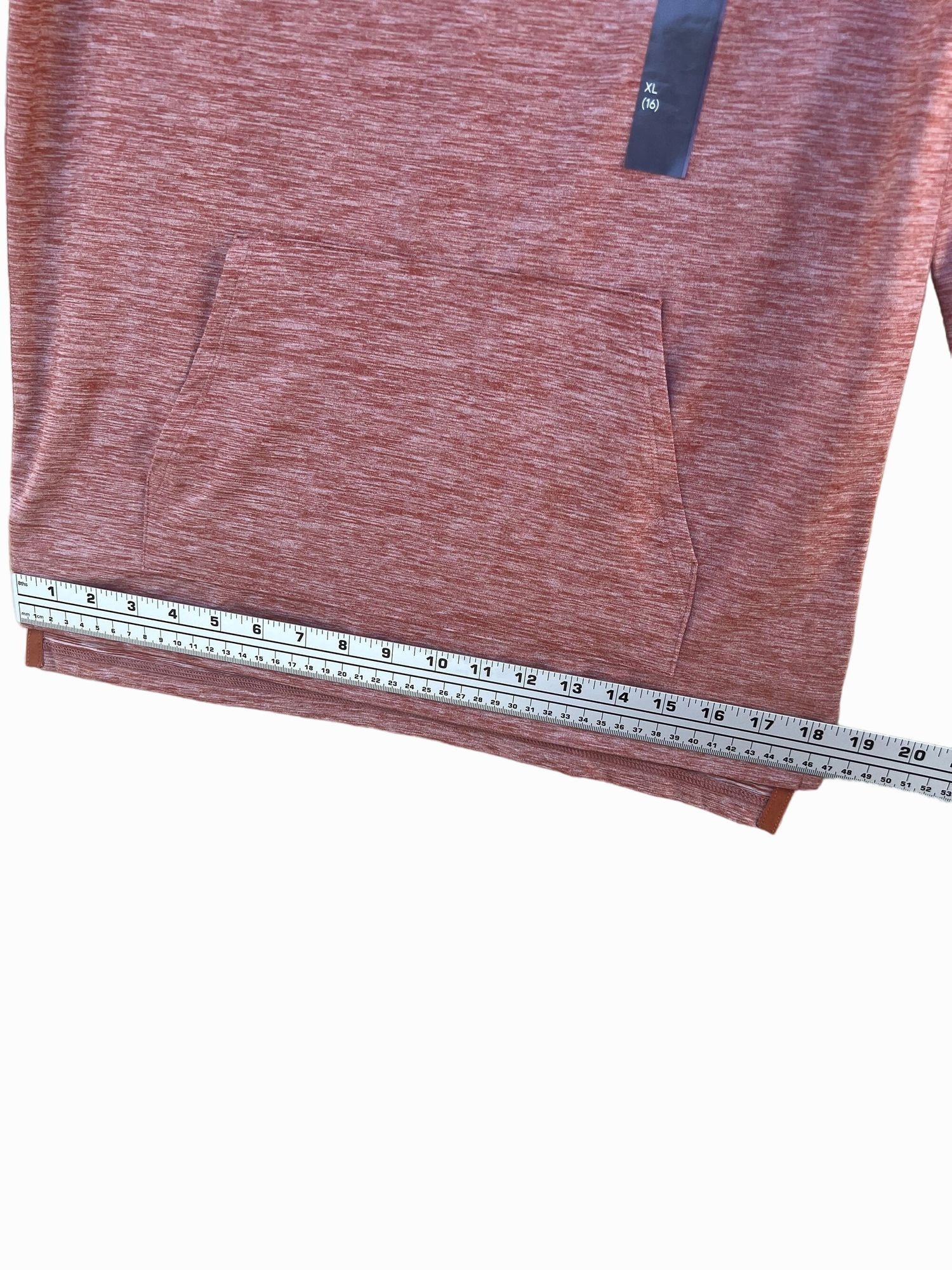 Other All In Motion- Women's Long Sleeve Hooded Blouse - Red Clay Size XL / US 12-14 / IT 48-50 - 6 Thumbnail
