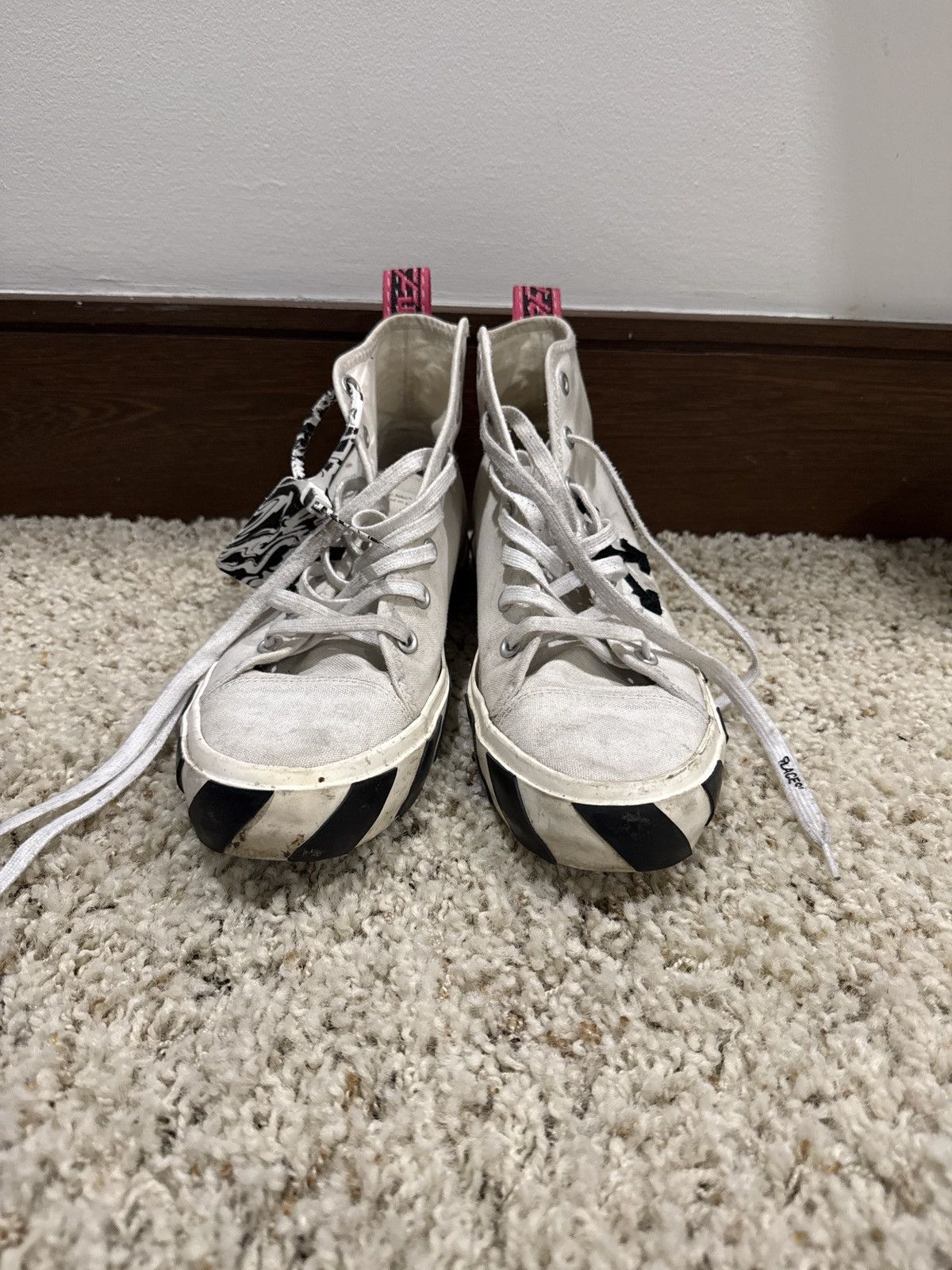 Off-White Off-White Vulcanized High White EU 44 (US 10) Size US 11 / EU 44 - 4 Thumbnail