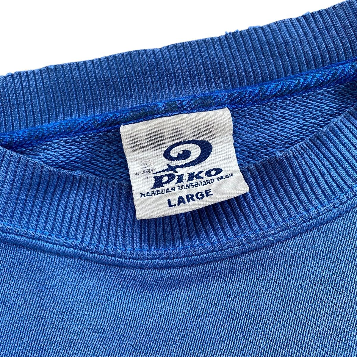 Vintage PIKO Hawaiian Fashion Wear Distressed Sweatshirt Size US L / EU 52-54 / 3 - 7 Thumbnail