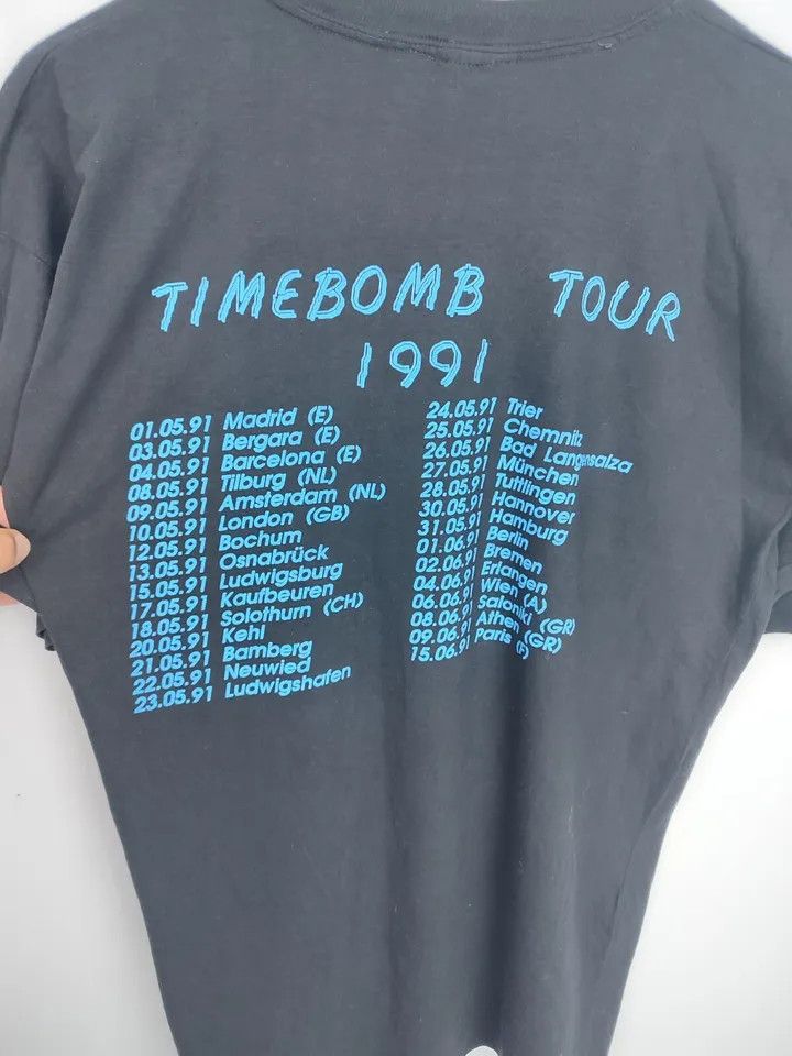 Vintage Rare vintage U.D.O. Timebomb tour 1991 t shirt Size L Size US L / EU 52-54 / 3 - 10 Thumbnail
