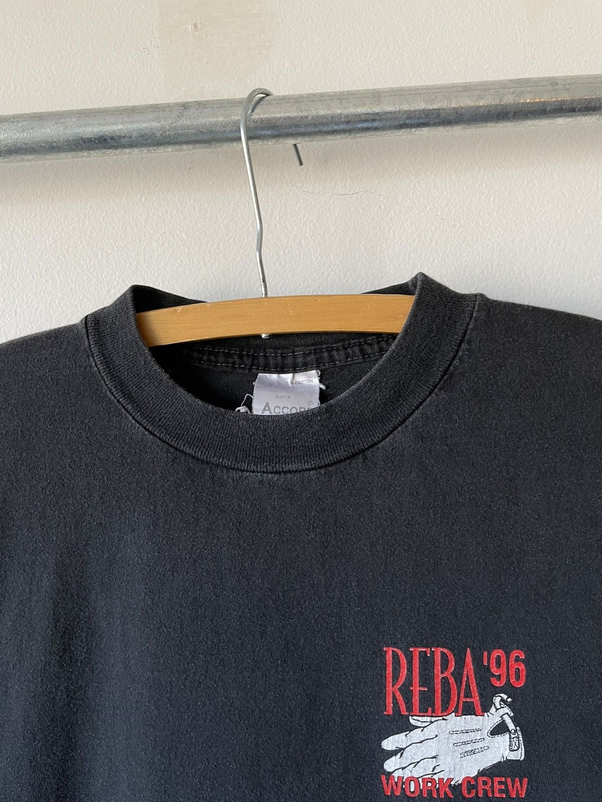 Band Tees Vintage 1996 Reba Work Crew Tour tee Size US XL / EU 56 / 4 - 6 Thumbnail
