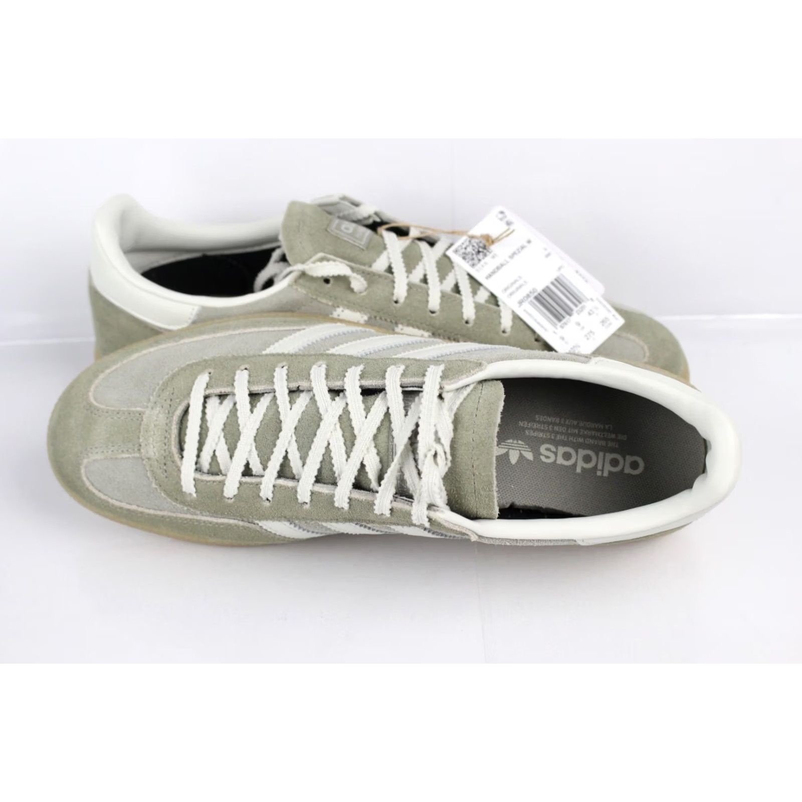Adidas adidas Women's Handball Spezial Sneakers Size 10.5 Gray Pebble JR0850 Shoes Sneaker Adult Womens Size US 11 / IT 41 - 3 Thumbnail