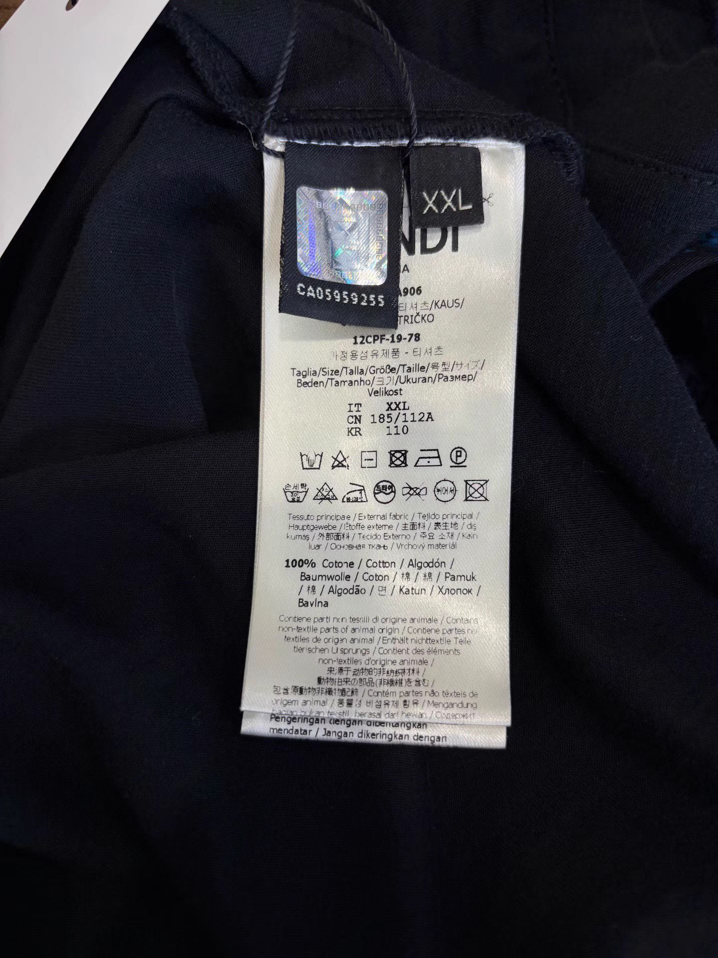 Fendi FENDI 3D Embroidery Short Sleeve K1 Size US XXL / EU 58 / 5 - 4 Thumbnail