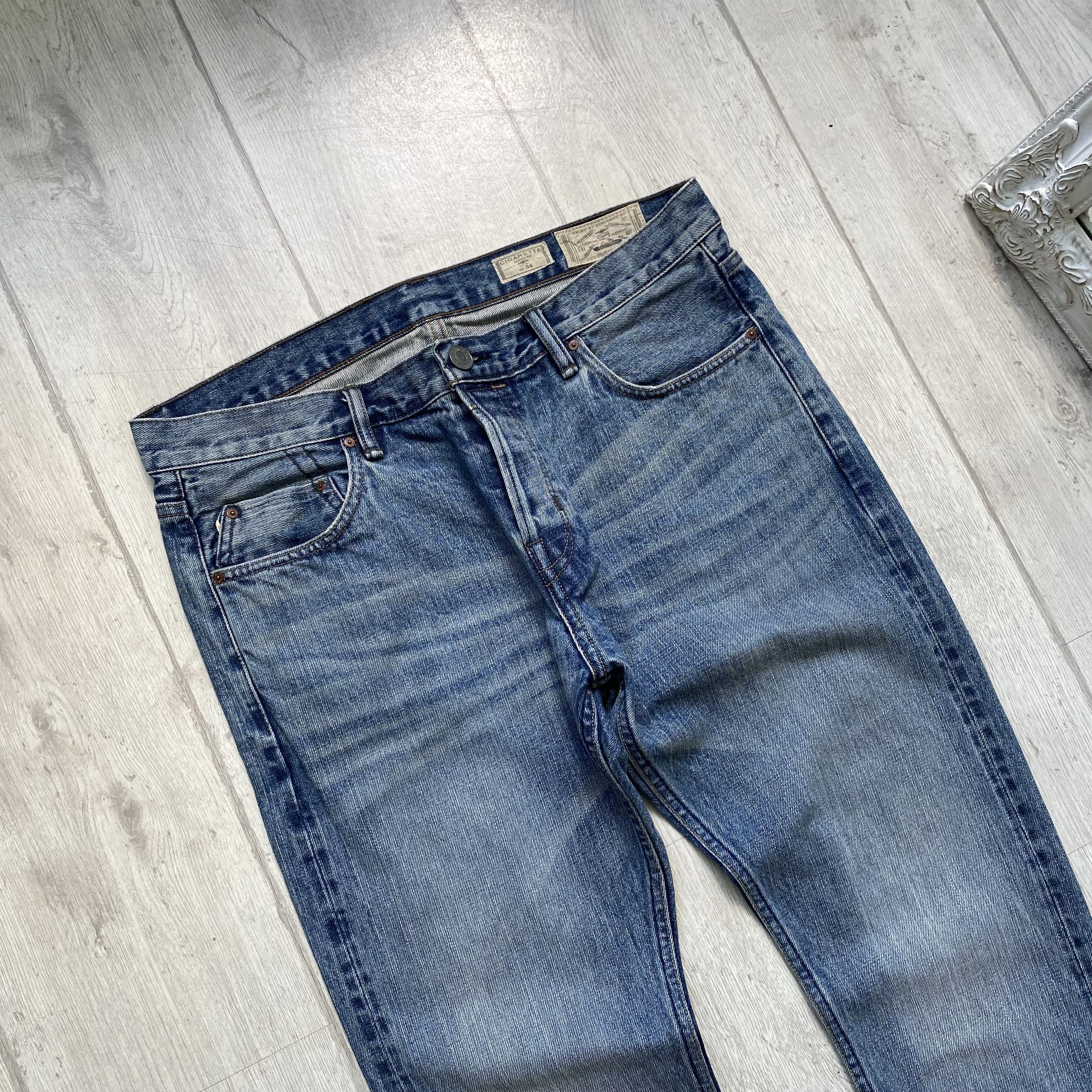 Allsaints Luxury ALLSAINT japanese Selvage jeans slim Denim pants Size US 34 / EU 50 - 2 Thumbnail