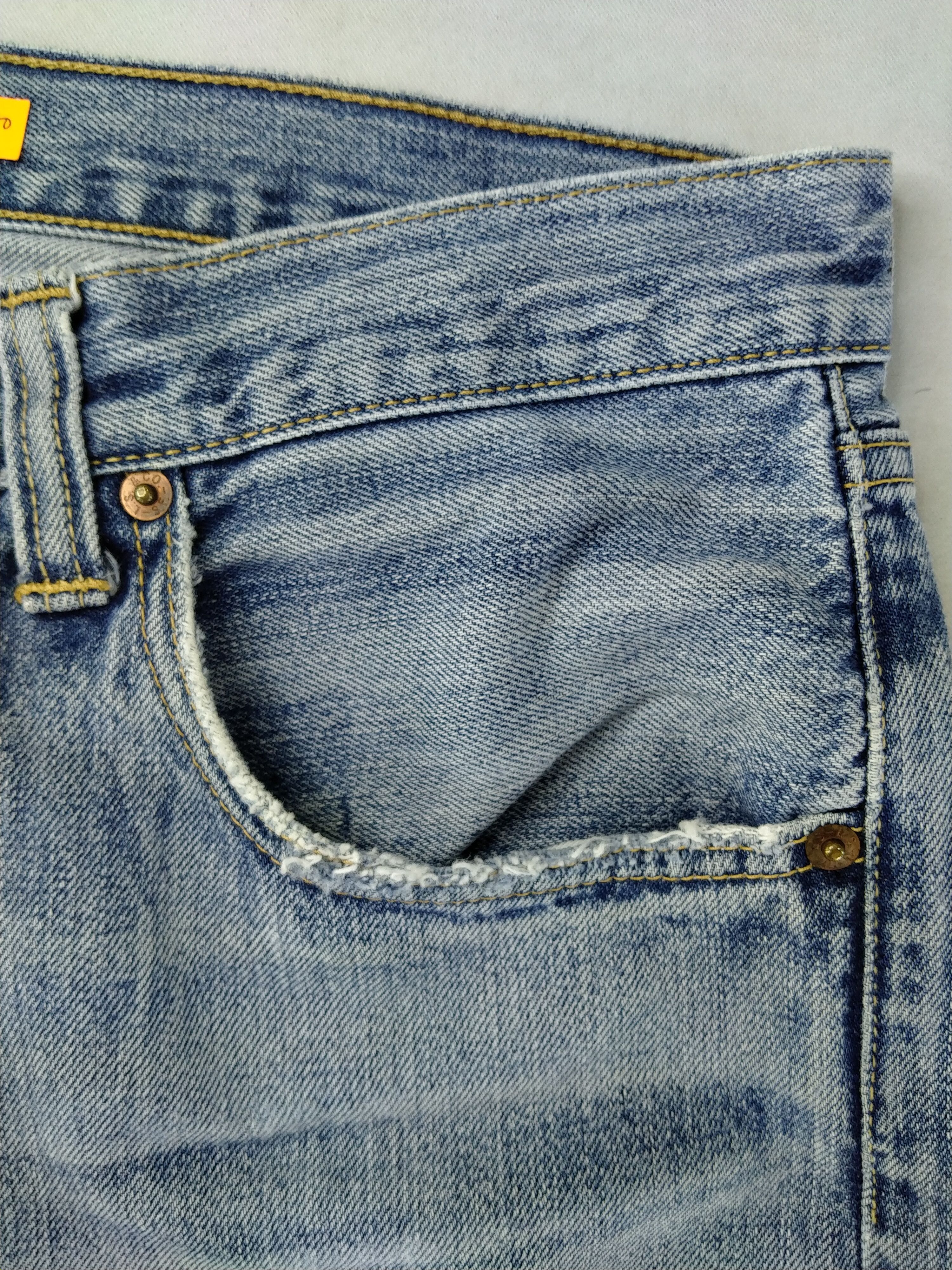 Japanese Brand Blue Distressed Vintage Levi's 501 34x28.5 Denim -JN270 Size US 34 / EU 50 - 13 Thumbnail