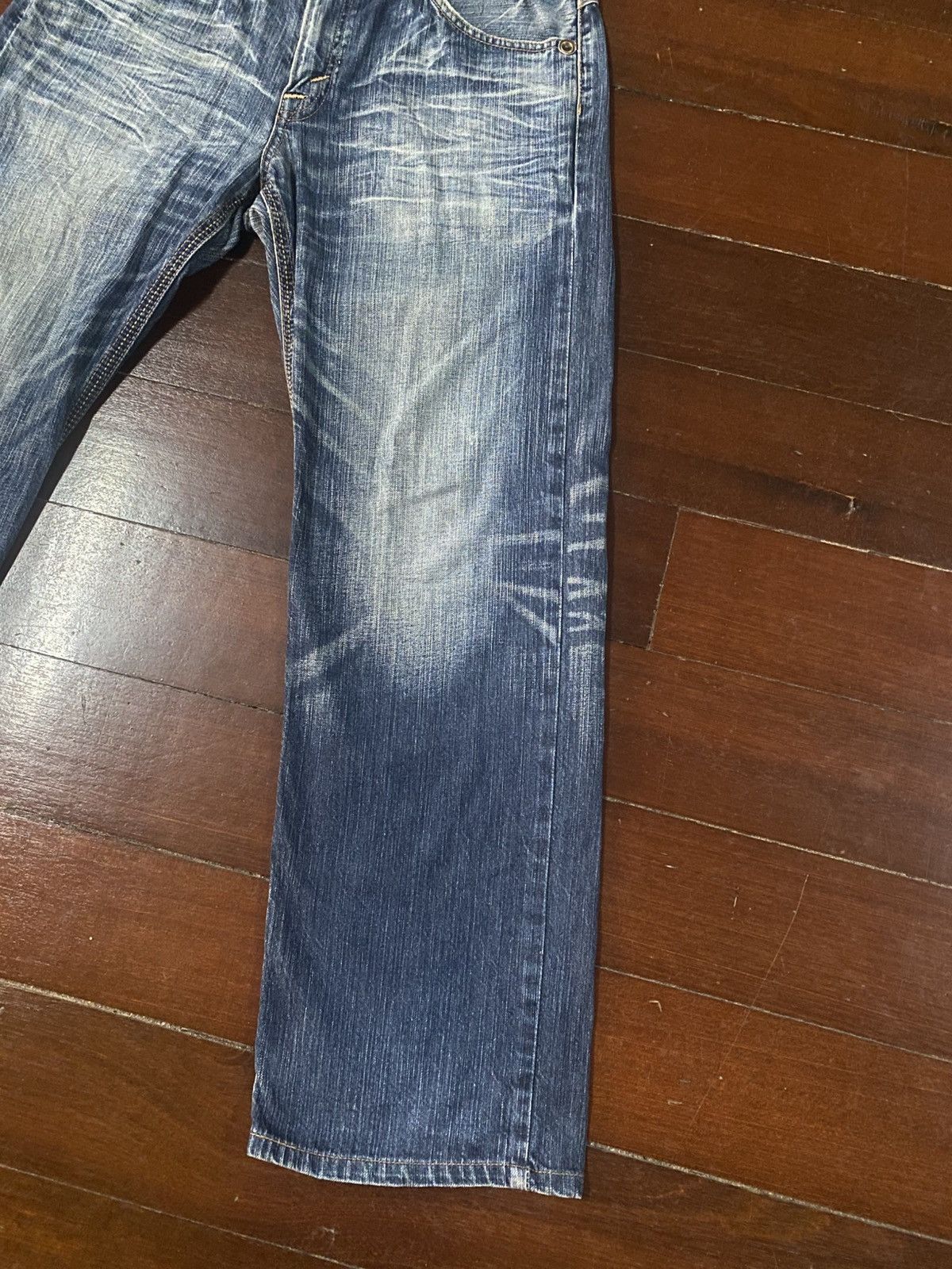 Edwin 💥BAGGY💥EDWIN EXCLUSIVE VINTAGE XV JEANS VERY RARE flare mud Size US 36 / EU 52 - 3 Thumbnail