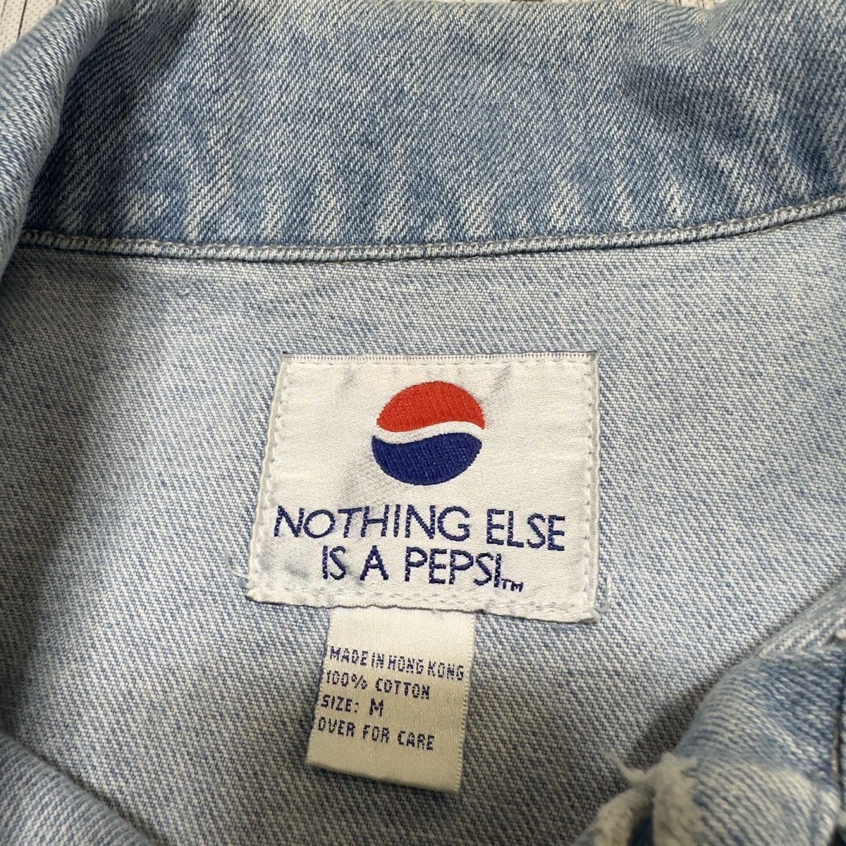 Pepsi × Vintage Vintage Pepsi denim jacket Size US M / EU 48-50 / 2 - 5 Thumbnail
