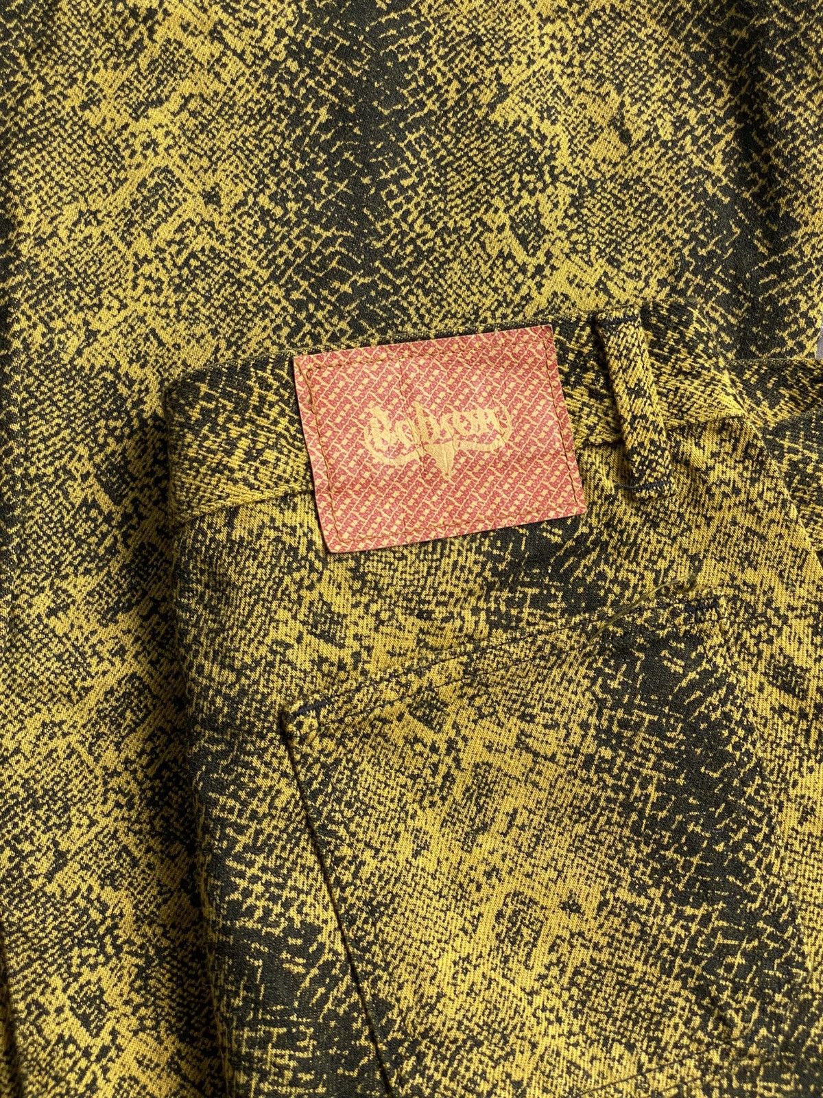 Tornado Mart FLARE SNAKE SKIN BUTTON UP BOBSON WESTREN Size US 31 - 4 Thumbnail