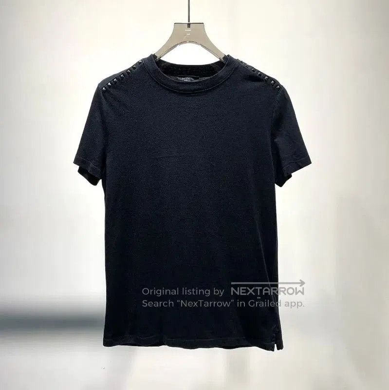 Valentino Valentino Men's Black Cotton T-Shirt . Size US XS / EU 42 / 0 - 1 Thumbnail