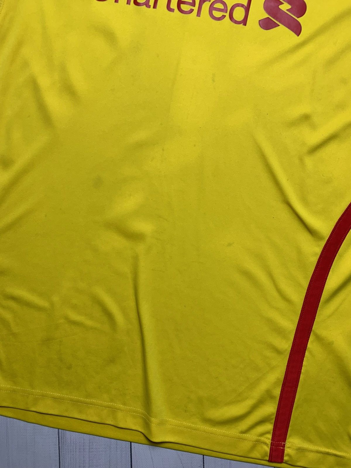 Vintage Vintage Liverpool soccer jersey yellow rare XXXL Size US XXL / EU 58 / 5 - 3 Thumbnail