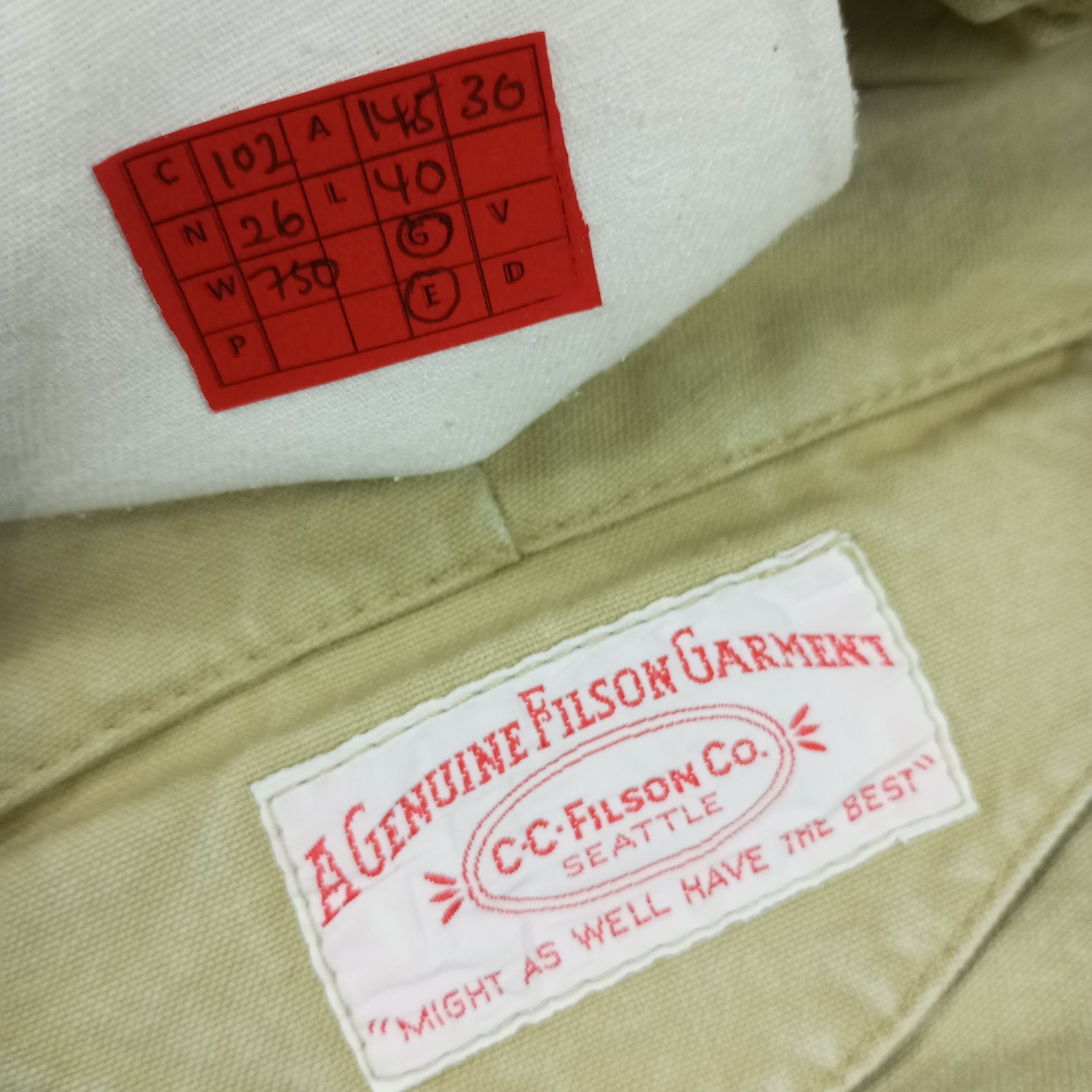Filson × Vintage A Genuine Filson Pants Streetwear Style Size US 29 - 14 Thumbnail