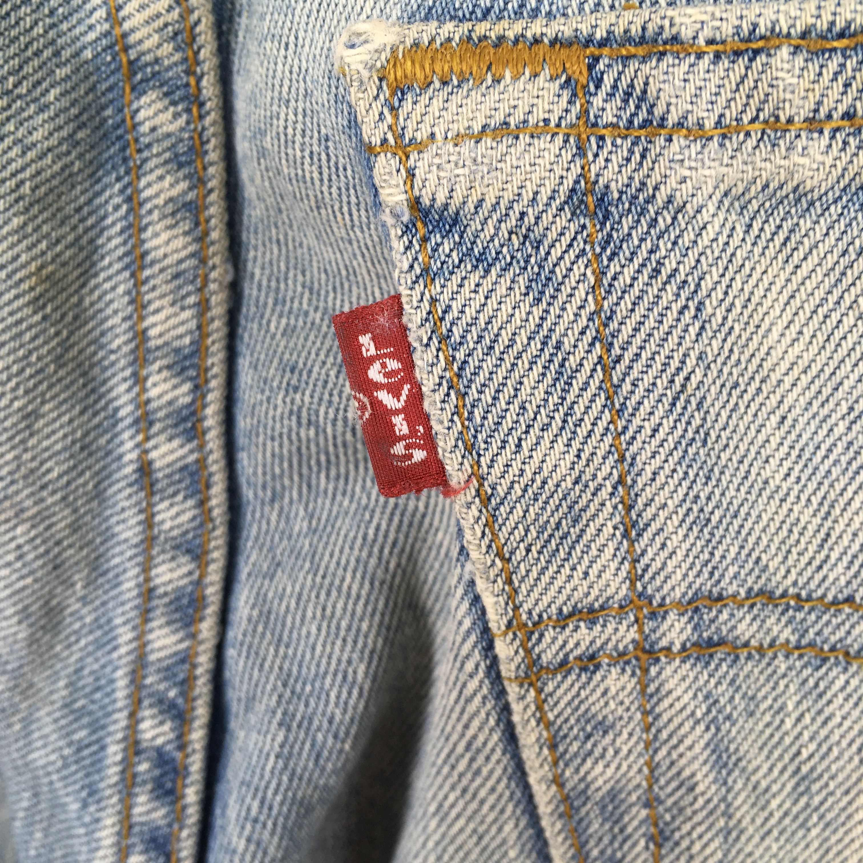 Levi's Size 29x32 Vintage 90s Levi's 501 Faded Blue Jeans S965 Size US 29 - 12 Thumbnail