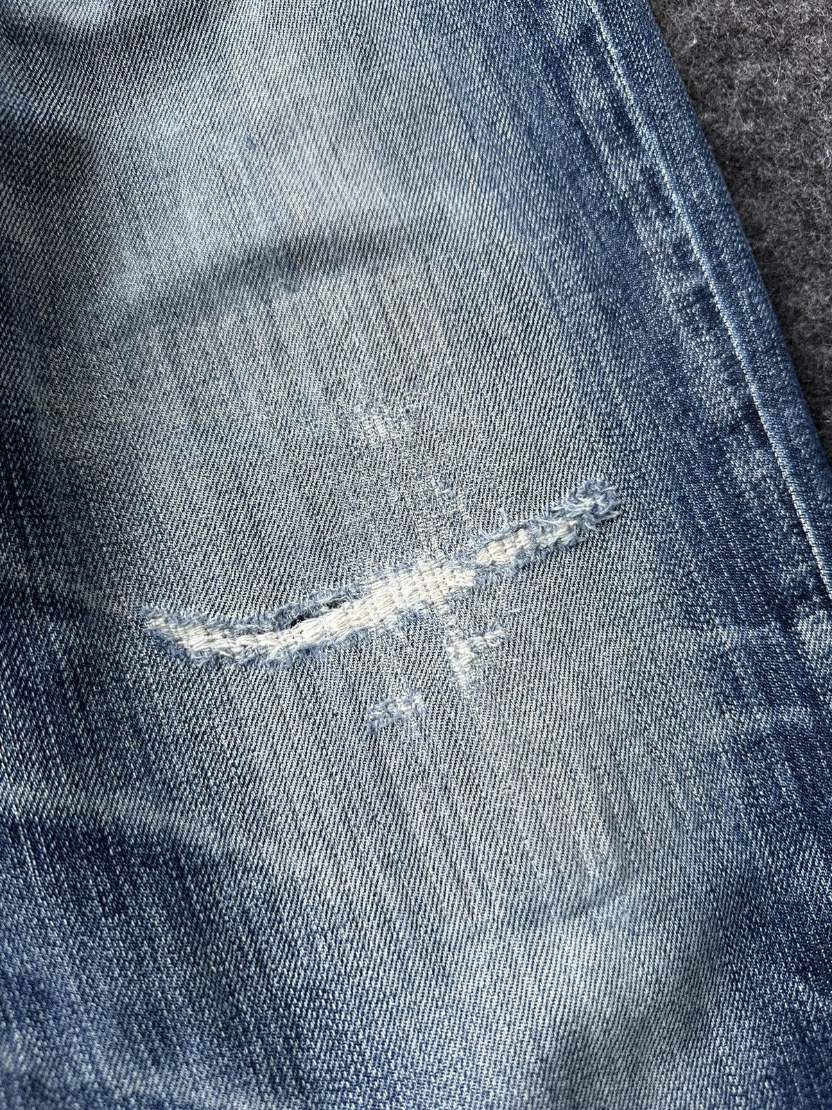 Beauty Beast × Edwin × Japanese Brand Vintage Edwin 503 Japan Distressed Denim D403 Size US 34 / EU 50 - 5 Thumbnail