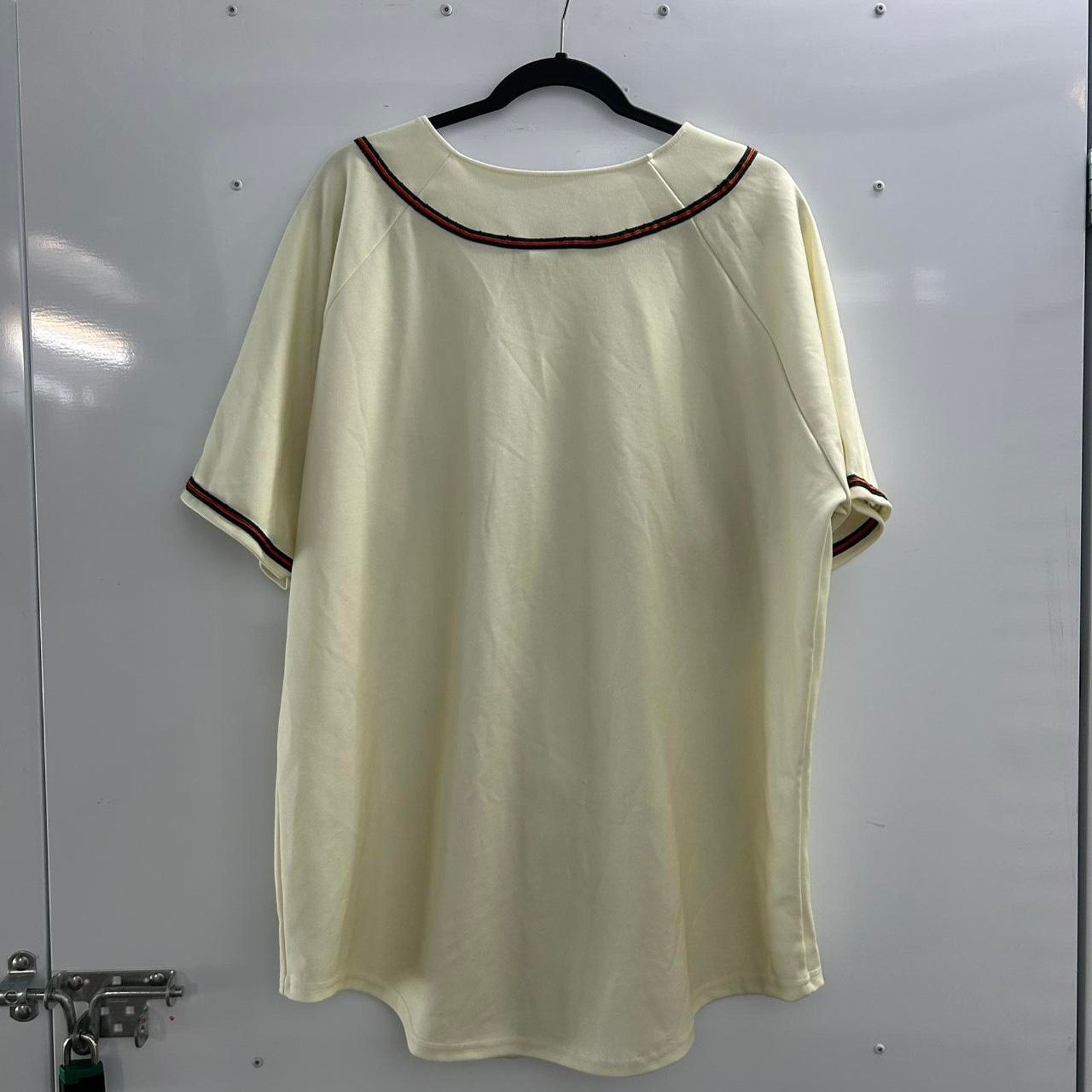 Other VTG Cream and green Grasshoppers baseball jersey Size US XL / EU 56 / 4 - 4 Thumbnail