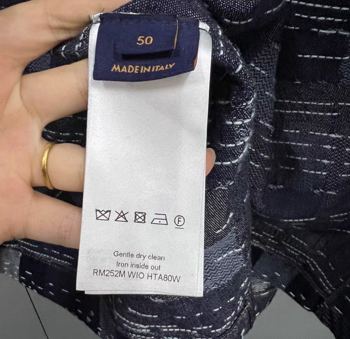 Louis Vuitton Louis Vuitton LV × Nigo Damier Denim Jacket J41 Size US M / EU 48-50 / 2 - 3 Thumbnail