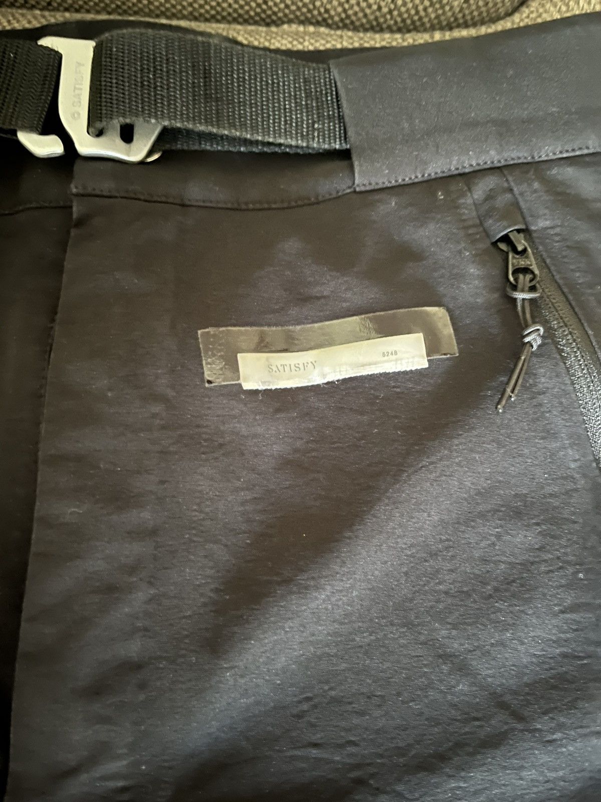 Satisfy PEACESHELL SOLOTEX HIKING PANTS BLACK Size US 30 / EU 46 - 2 Thumbnail