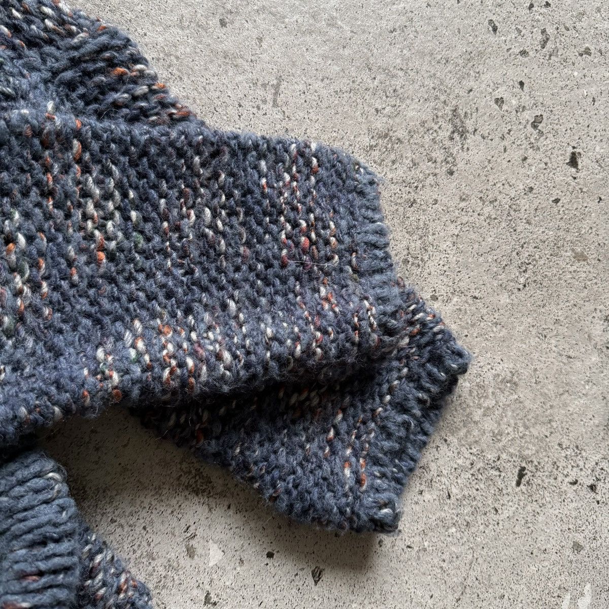 Other La Fee Maraboutee Womens Blue Chunky Knit Wool Blend Sweater Size M / US 6-8 / IT 42-44 - 8 Thumbnail