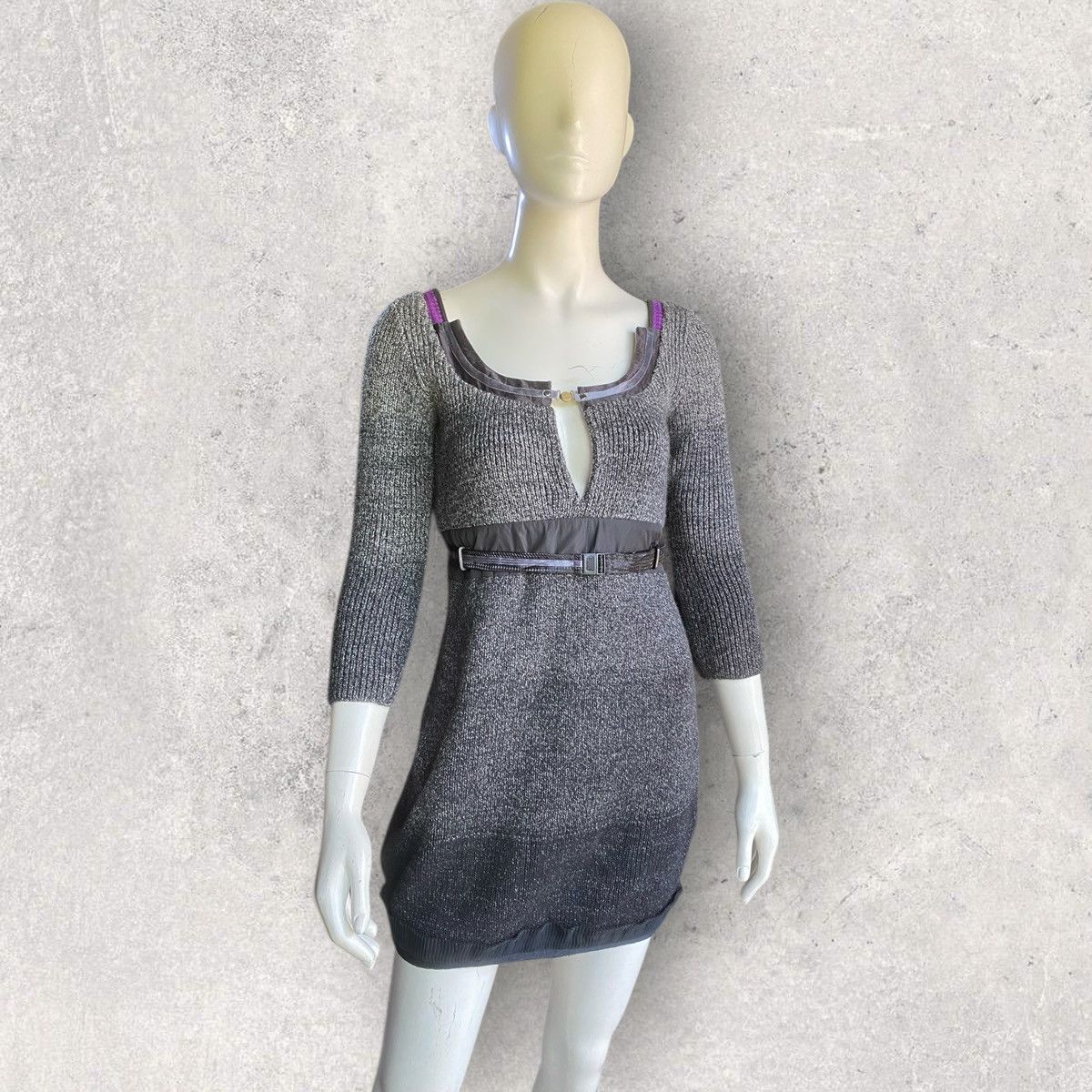 Undercover Undercover Wool Mini Dress Size S / US 4 / IT 40 - 4 Thumbnail