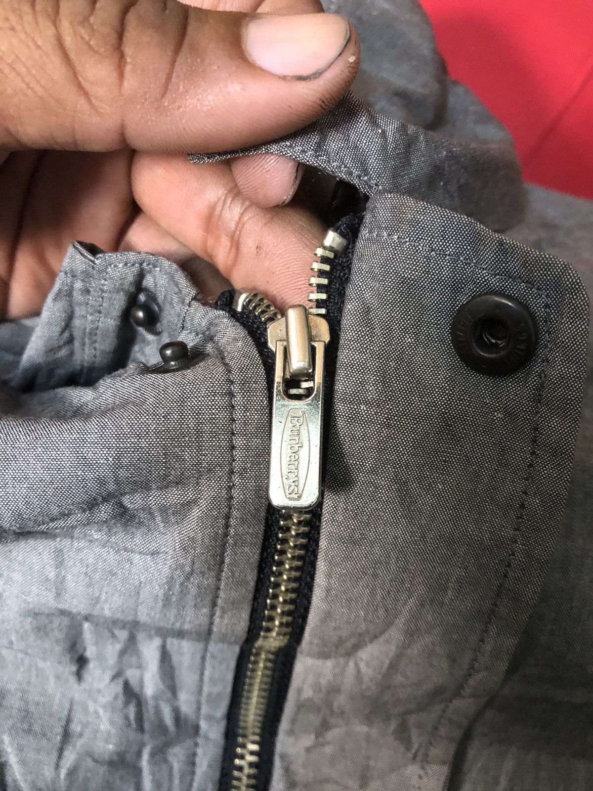 Burberry × Vintage Burberrys grey jacket Size US L / EU 52-54 / 3 - 5 Thumbnail