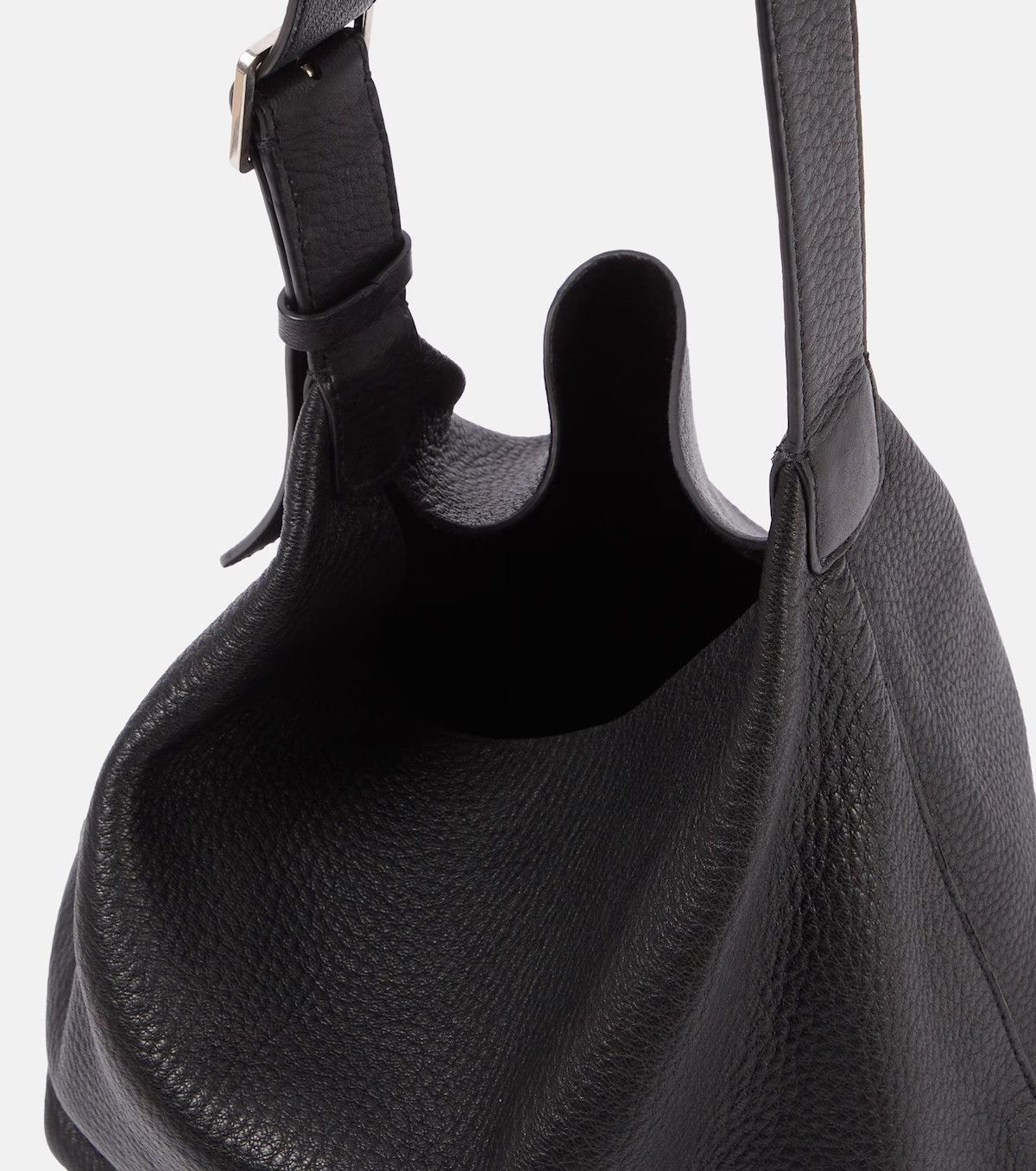 The Row 🔥$2.8K VALUE🔥Black Leather Isa Bag Size ONE SIZE - 3 Thumbnail