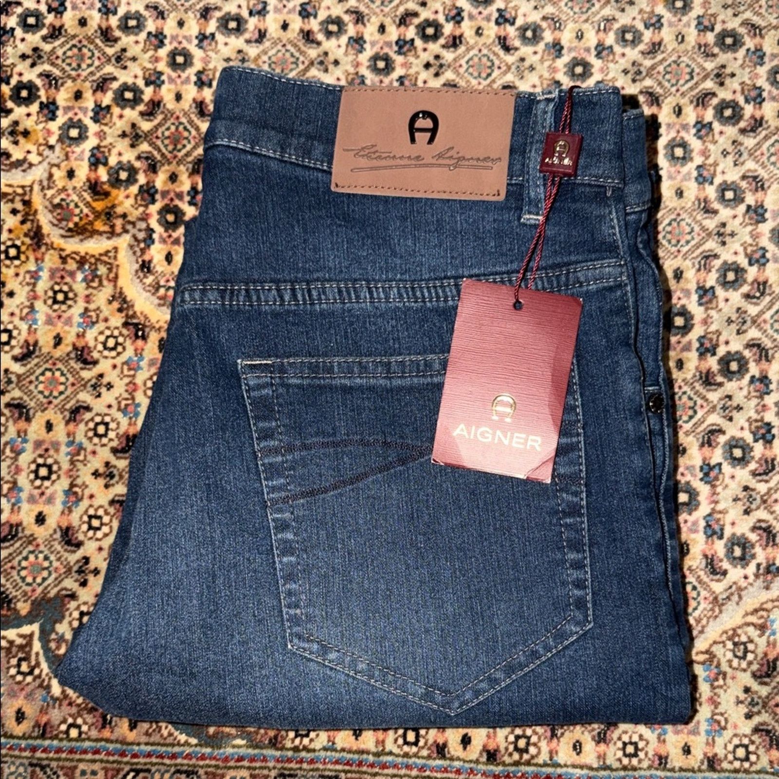 Etienne Aigner Etienne Aigner Dark Blue Jeans Men's Size 30 Size US 30 / EU 46 - 1 Thumbnail