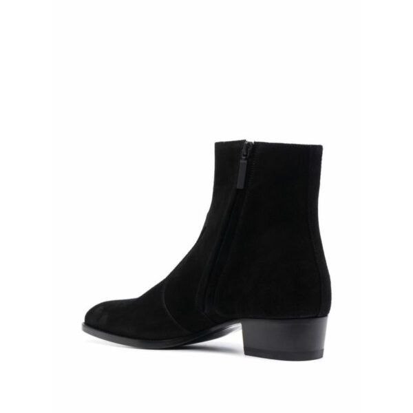 Saint Laurent Paris o1bcso1str0724 Zipped Boots in Black Size US 14 / EU 47 - 4 Thumbnail