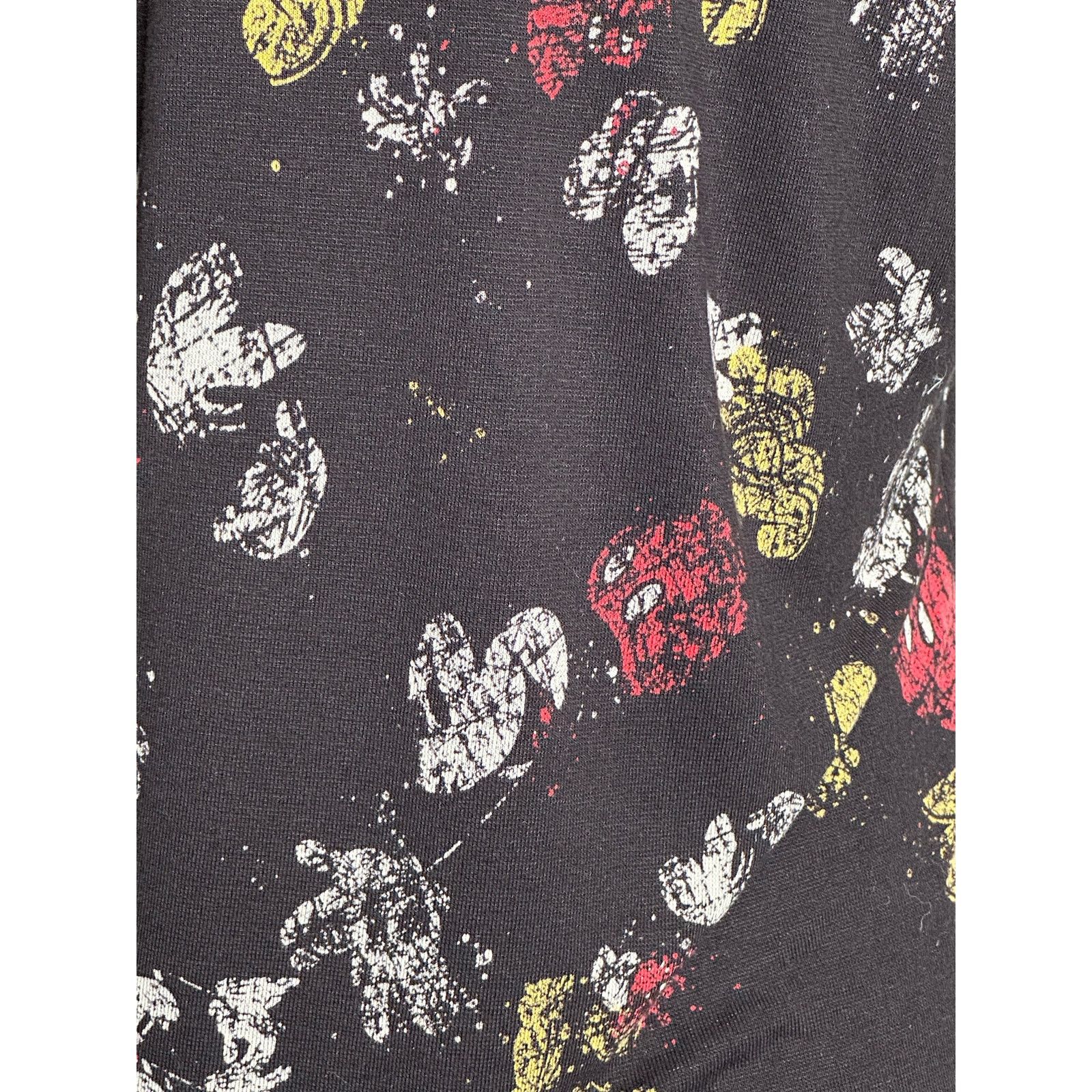 Desigual Desigual Slim Black Little Mickey Mouse print T-shirt sz XL Size XL / US 12-14 / IT 48-50 - 6 Thumbnail