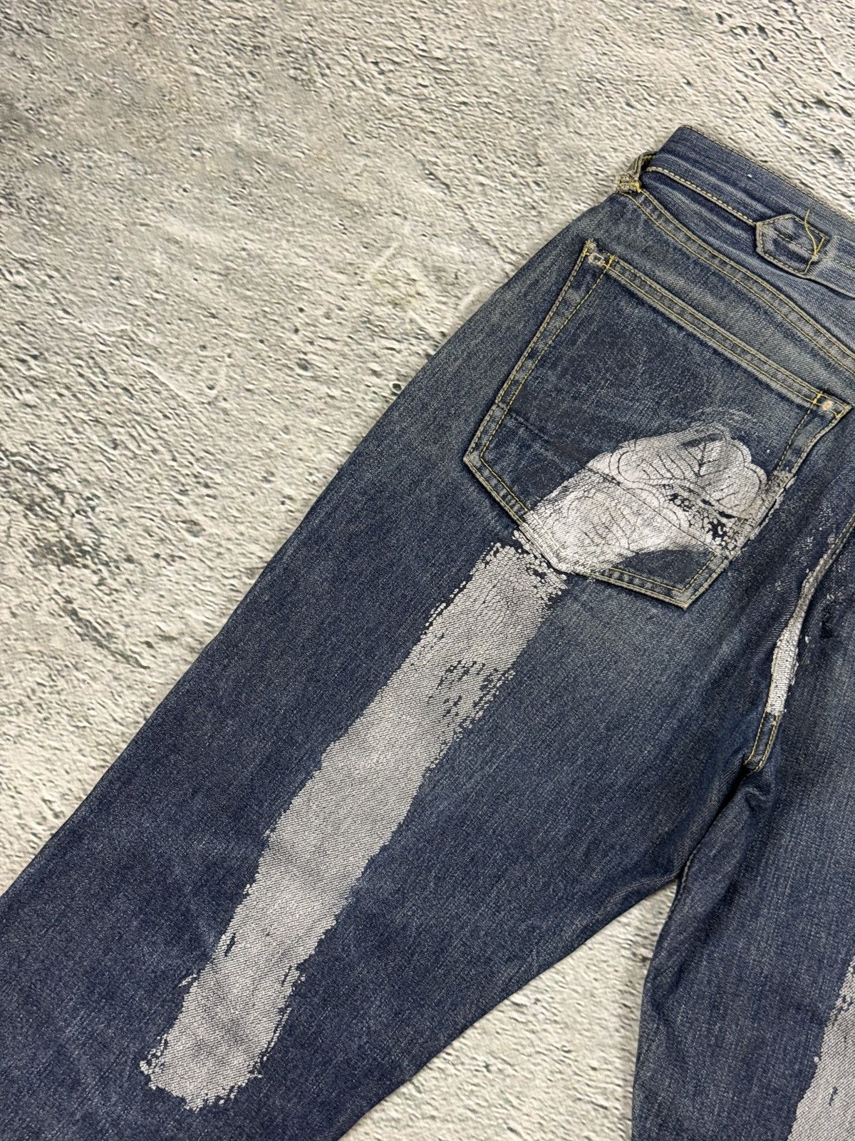 Evisu Evisu jeans silver daicock big logo selvedge denim Size US 30 / EU 46 - 3 Thumbnail