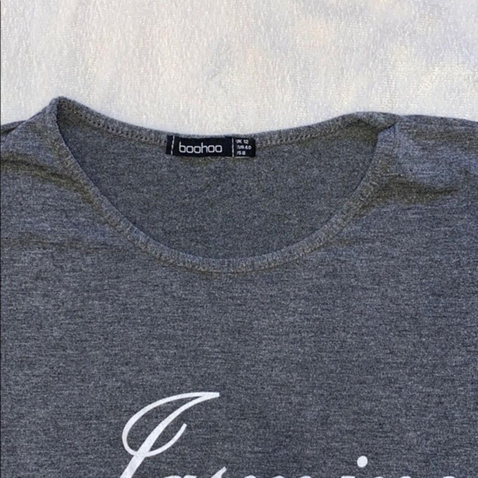 Boohoo Boohoo Disney Princess Cursive Graphic Tee | Sz 8 Size M / US 6-8 / IT 42-44 - 3 Thumbnail