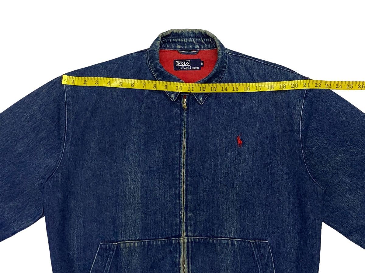 柔らかい Ralph Polo 90s Vintage Lauren Jacket Bomber Denim ジャケット・アウター